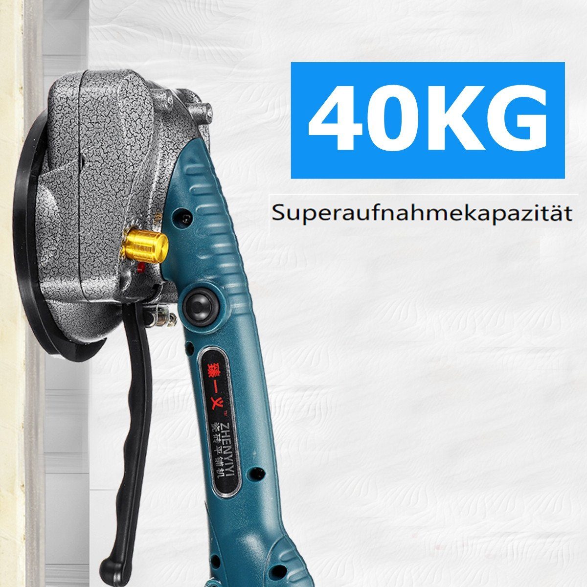 Akku-Multifunktionswerkzeug 100 100 2 Akku 220-240 V, Insma 600W x mit mm Saugnapf Fliesenvibrator, Fliesenwerkzeug