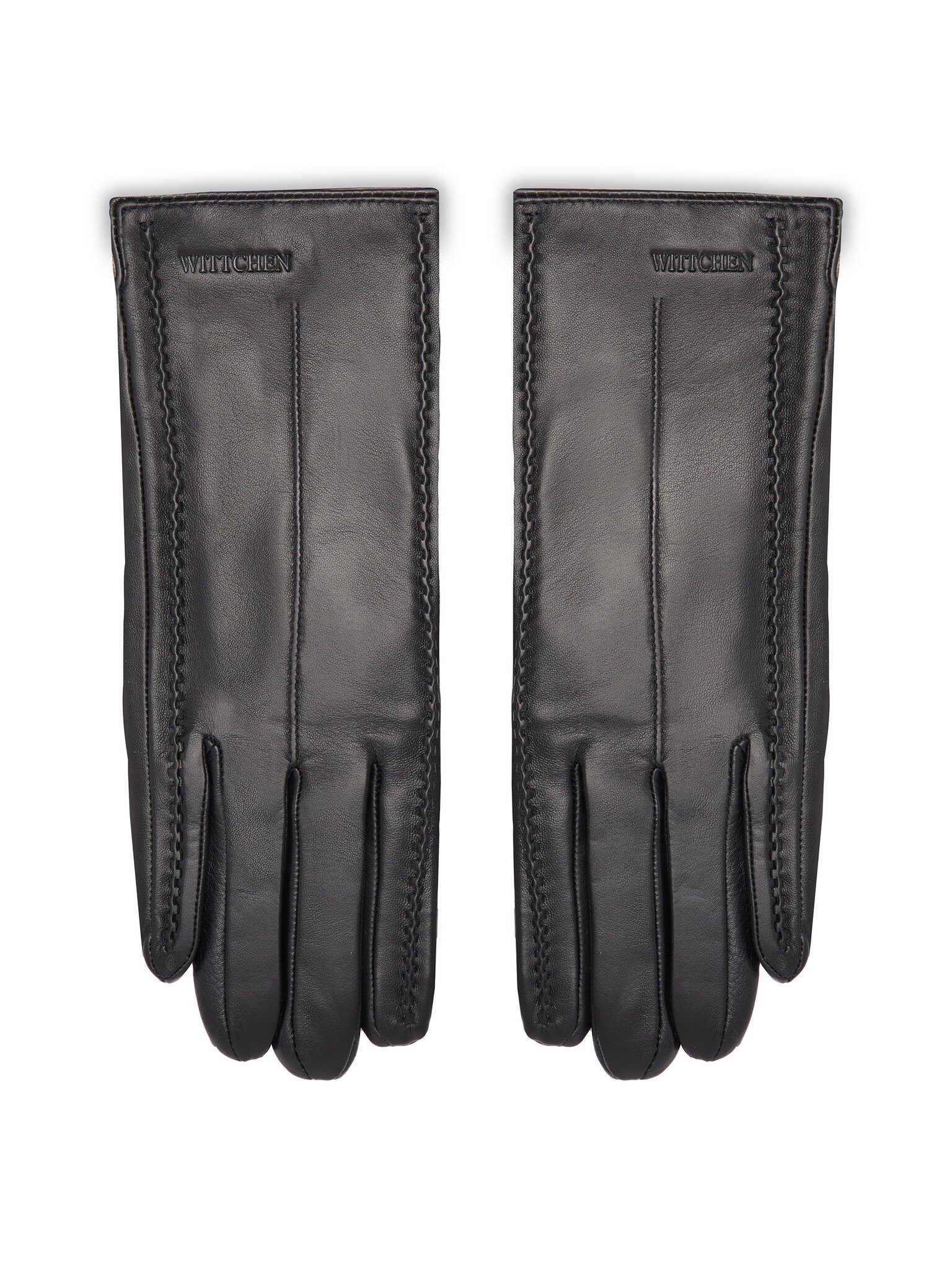 Lederhandschuhe Damenhandschuhe 44-6A-004-1 Schwarz