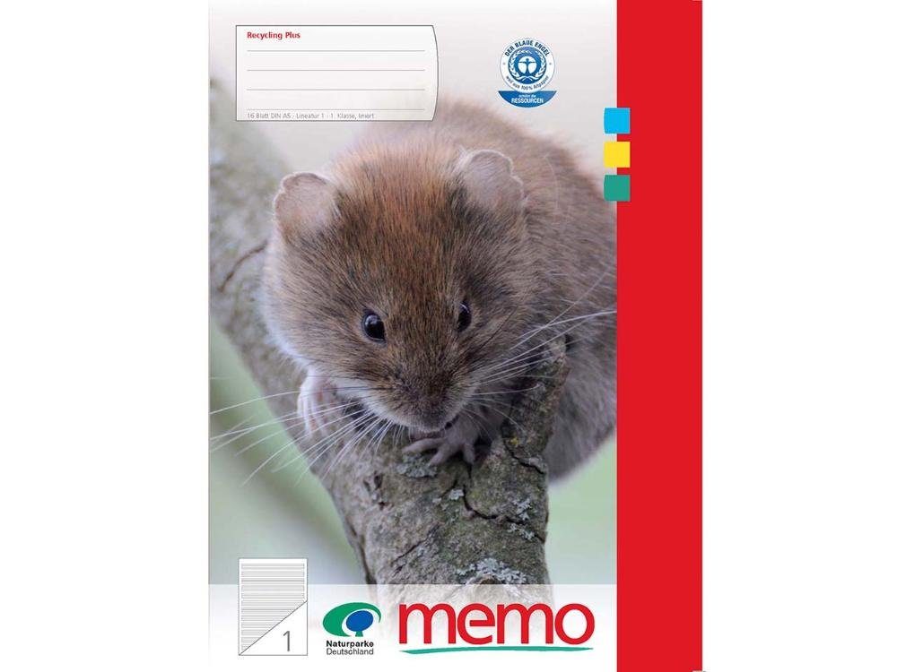memo Schulheft memo Grundschulheft DIN A5, Lineatur 1