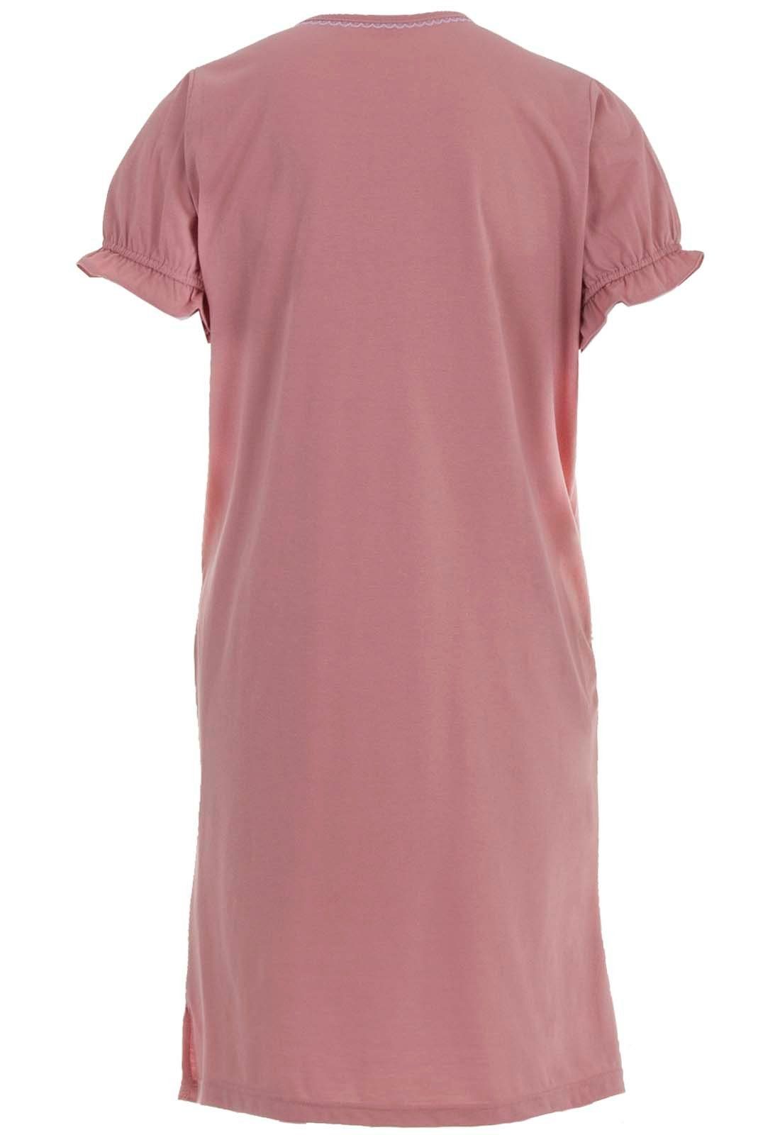 zeitlos Nachthemd Nachthemd Kurzarm Puffärmel - günstig online kaufen
