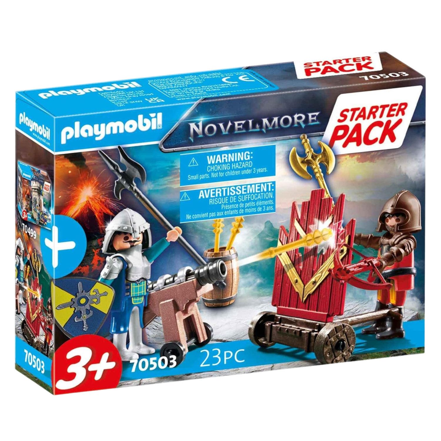 Playmobil® Spielzeug-Ritterset Playmobil Novelmore 70503 Ergänzungsset Ritter Kanone Armbrust & Mehr von Playmobil®