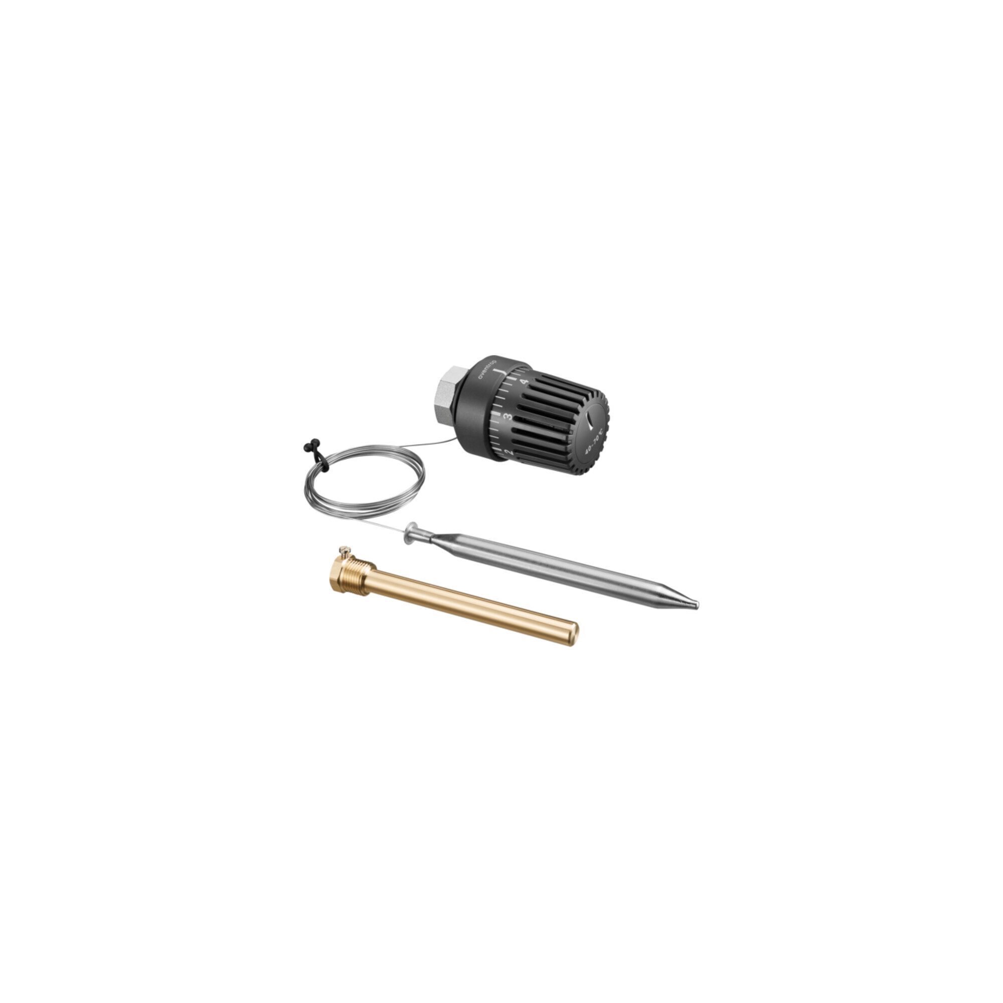 Oventrop Heizkörperthermostat Oventrop Temperaturregler 50-80 GC, m Tauchfühl./-hül., Rohr 2 m