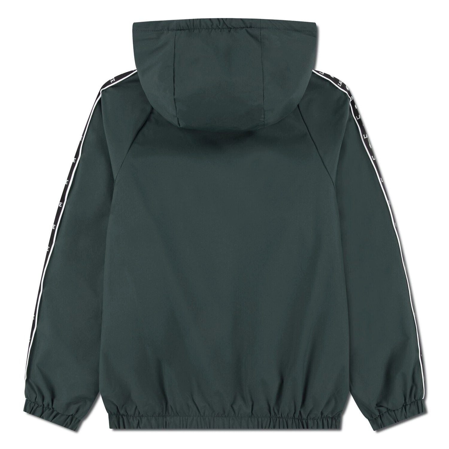 Lacoste Steppjacke Lacoste Kids Jacke grün mit Kapuze leicht, mit Logostreifen