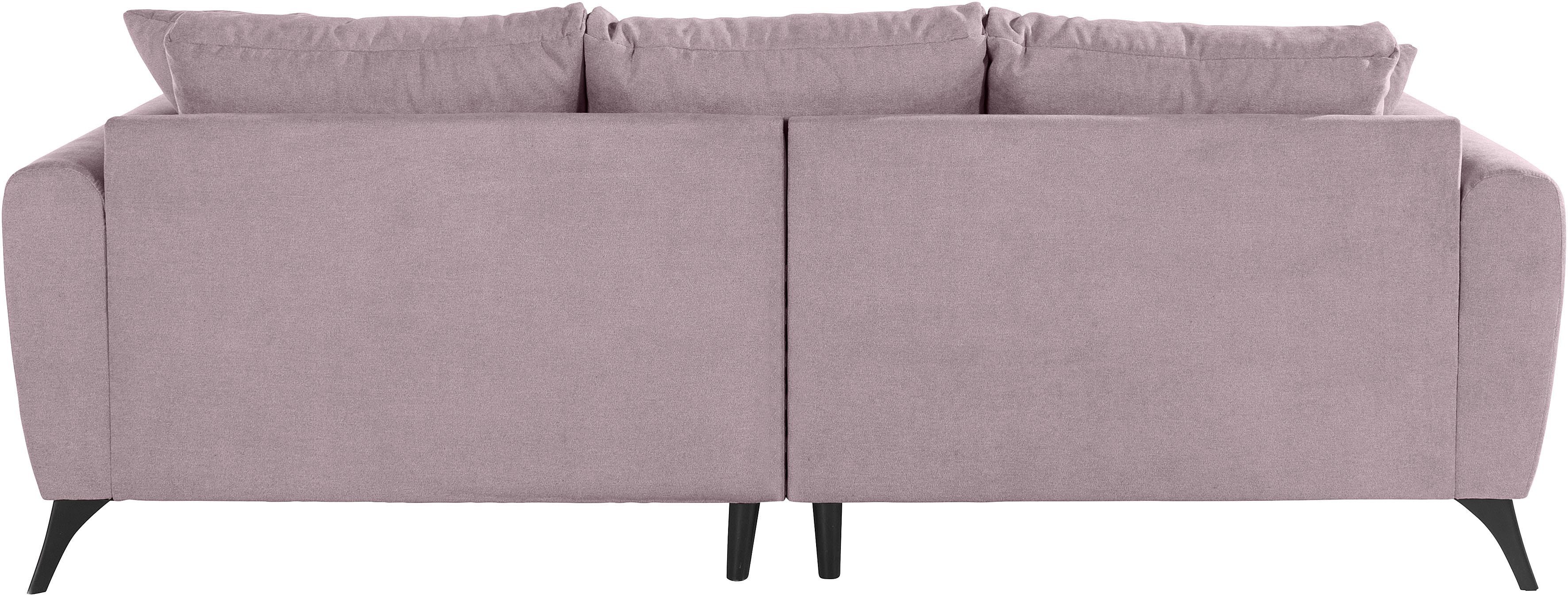 INOSIGN Ecksofa Lörby, Belastbarkeit bis 140kg pro auch clean-Bezug Sitzplatz, Aqua mit