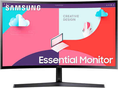 Samsung S27C366EAU Curved-LED-Monitor (68 cm/27 ", 1920 x 1080 px, Full HD, 4 ms Reaktionszeit, 75 Hz, VA LED)