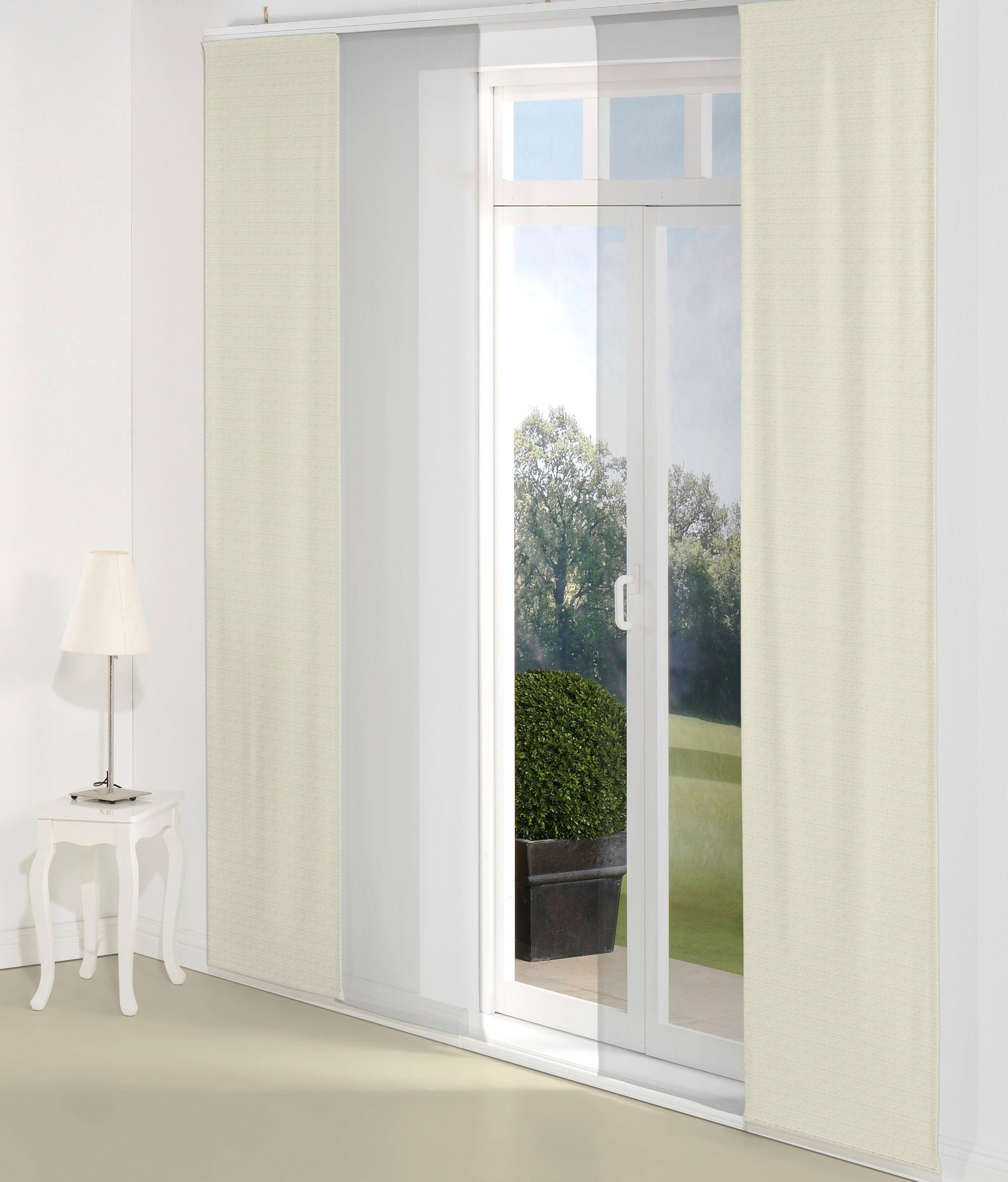 Wirth Schiebegardine Berwick (1 St), Панельний карниз, blickdicht, Jacquard