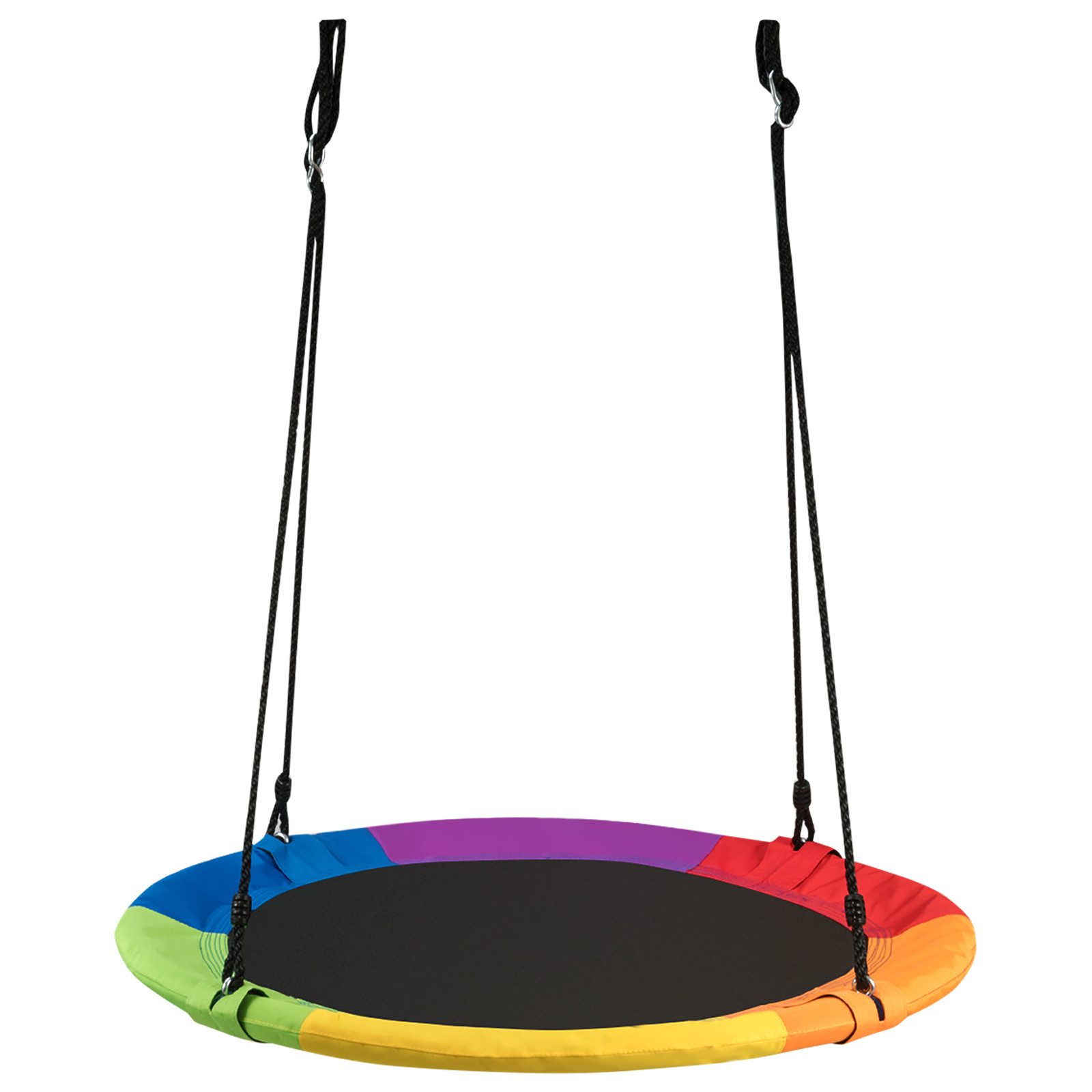 COSTWAY Nestschaukel Tellerschaukel Hängeschaukel, φ 100cm, günstig online kaufen