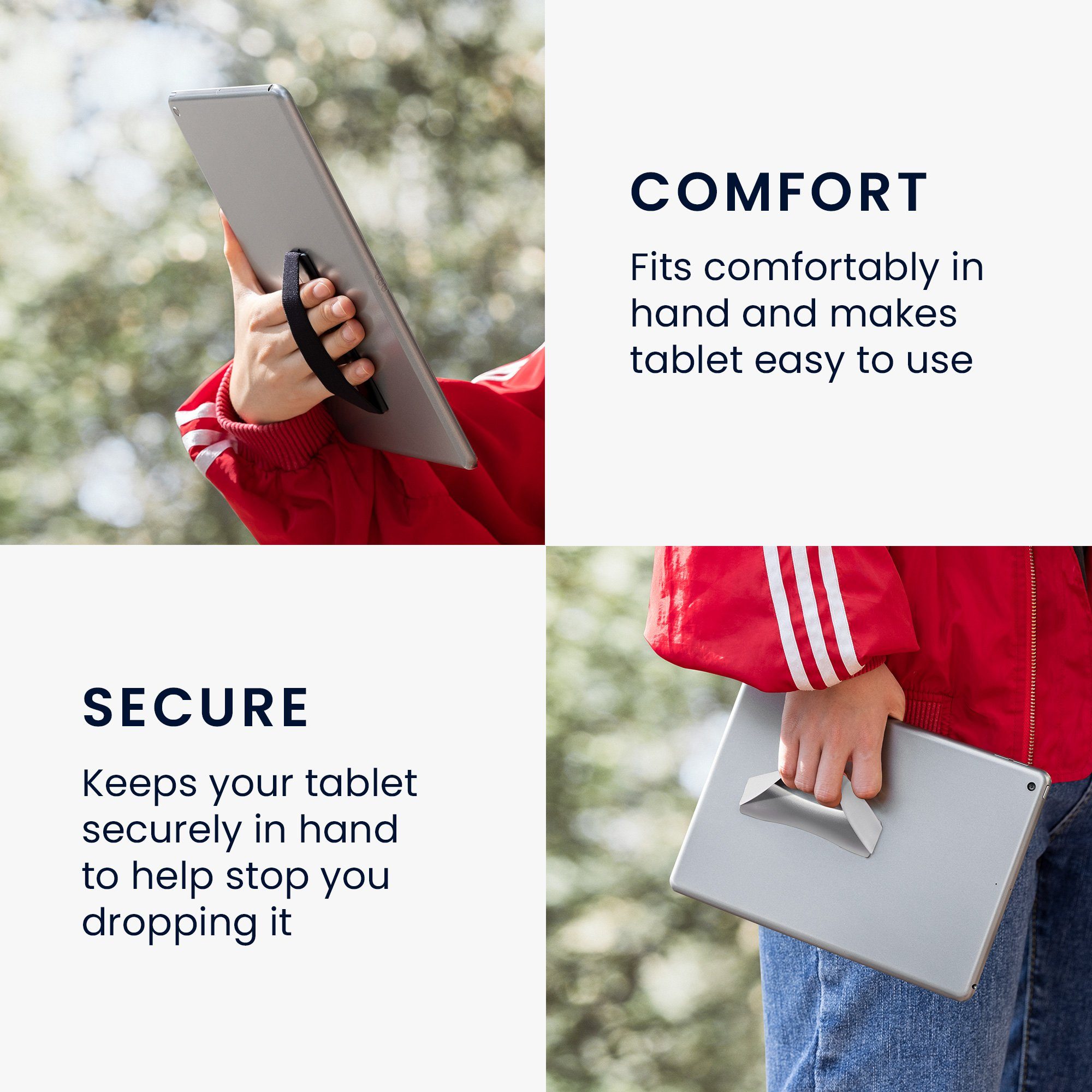 kwmobile Etui 3x Tablet Fingerhalter Griff günstig online kaufen