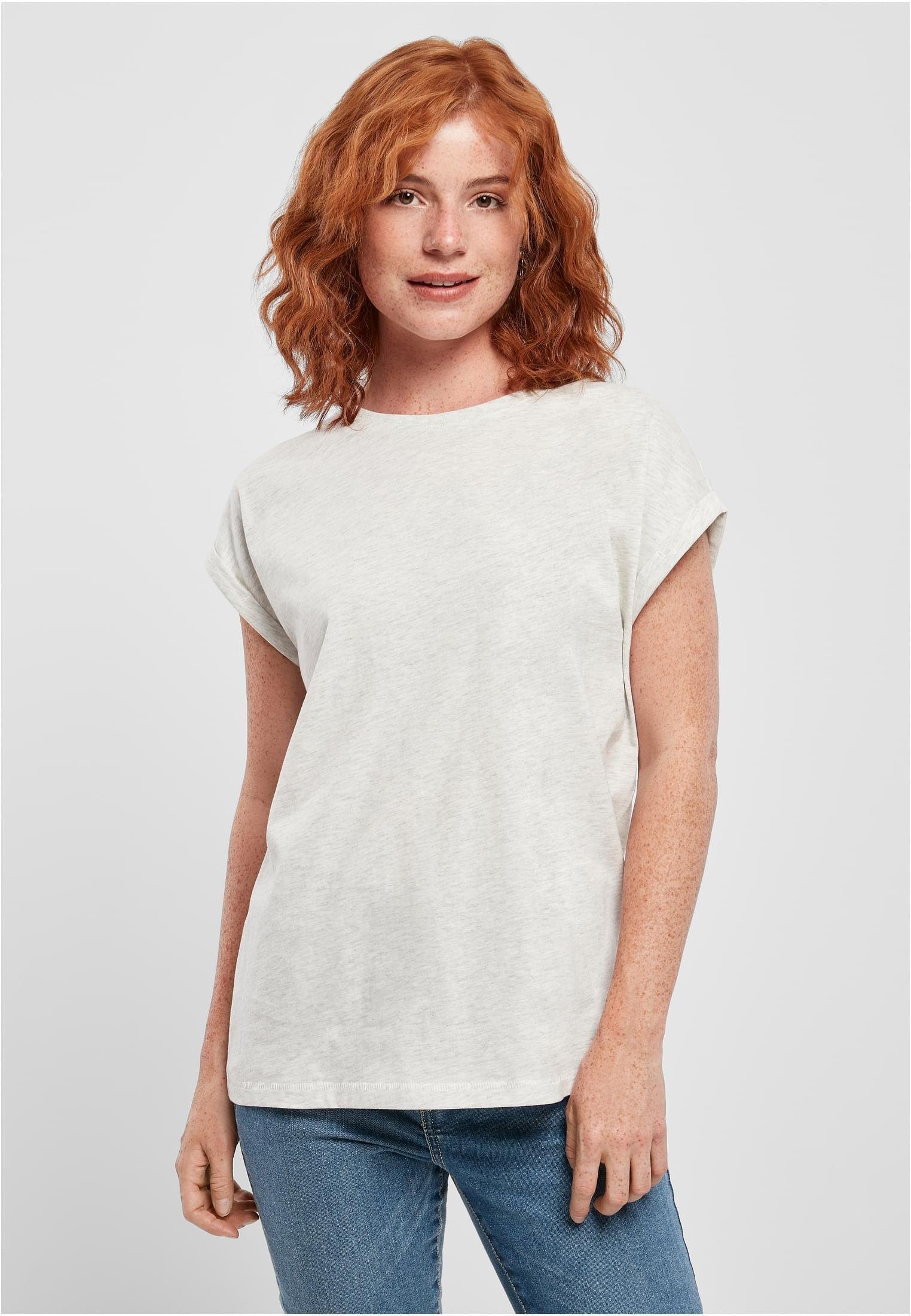URBAN CLASSICS Rundhalsshirt Ladies Extended Shoulder günstig online kaufen