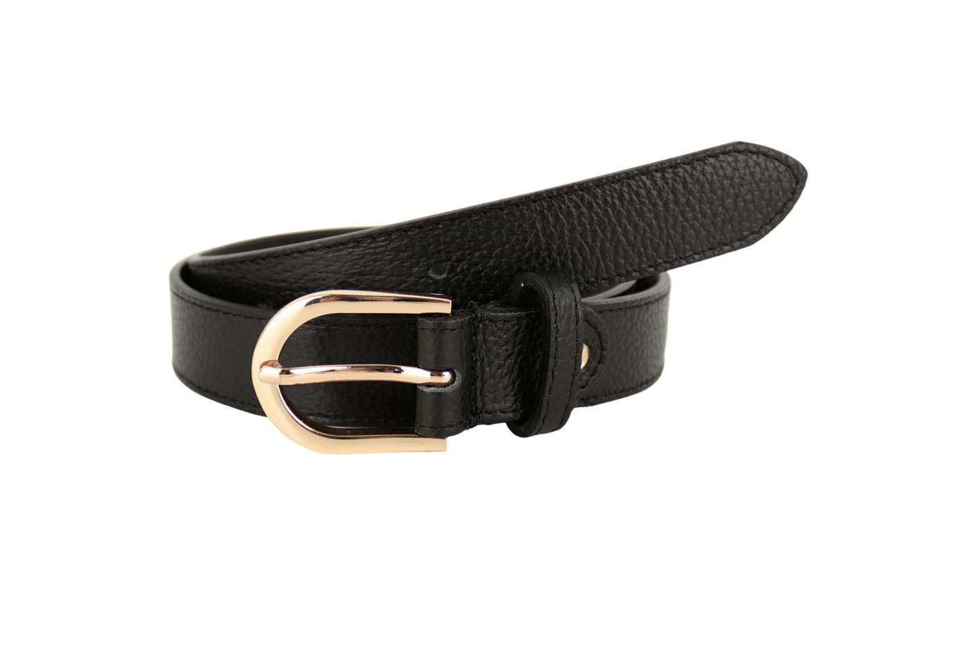 MIRROSI Ledergürtel Damen Herren Gürtel, Made in Italy, 3cm breit (Passt fast zu jeder Hosenschlaufe, aus Echtem Leder)