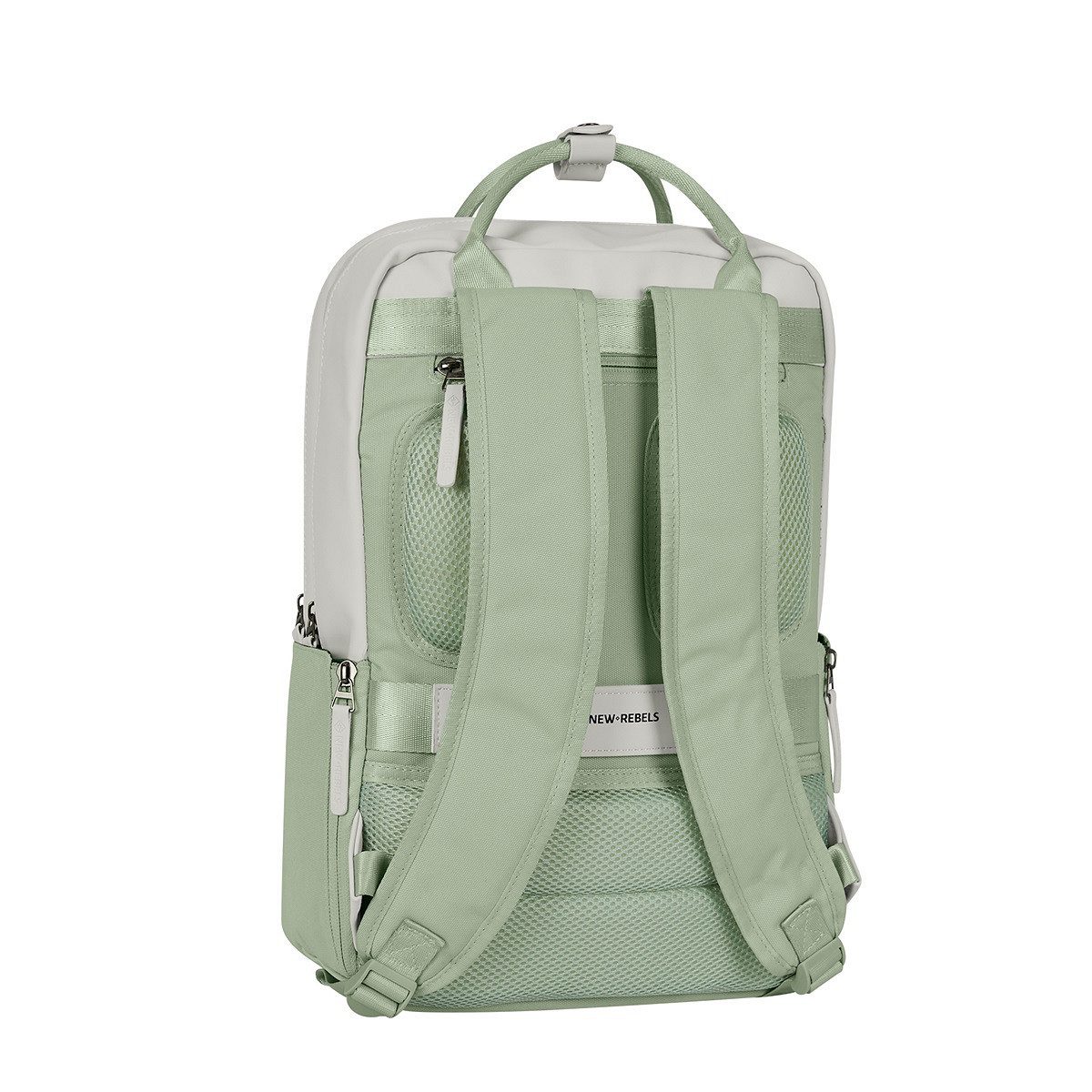 NEW REBELS Rucksack Notebookrucksack Milwaukee, viel Platz, Laptopfach 15,6 Zoll, spritzwassergeschütze Reißverschlüsse