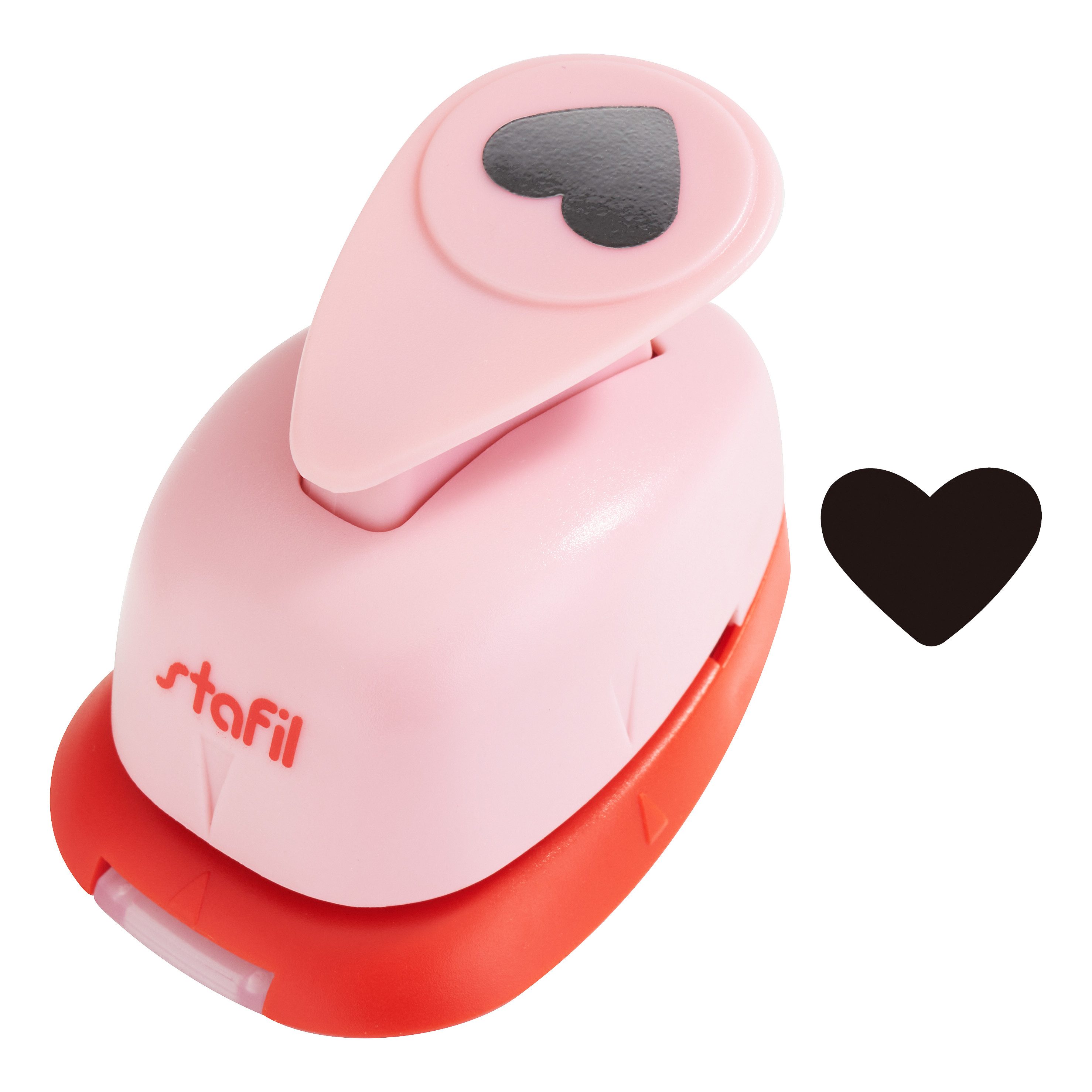 stafil Lochstanzer Motivlocher Herz, Pink