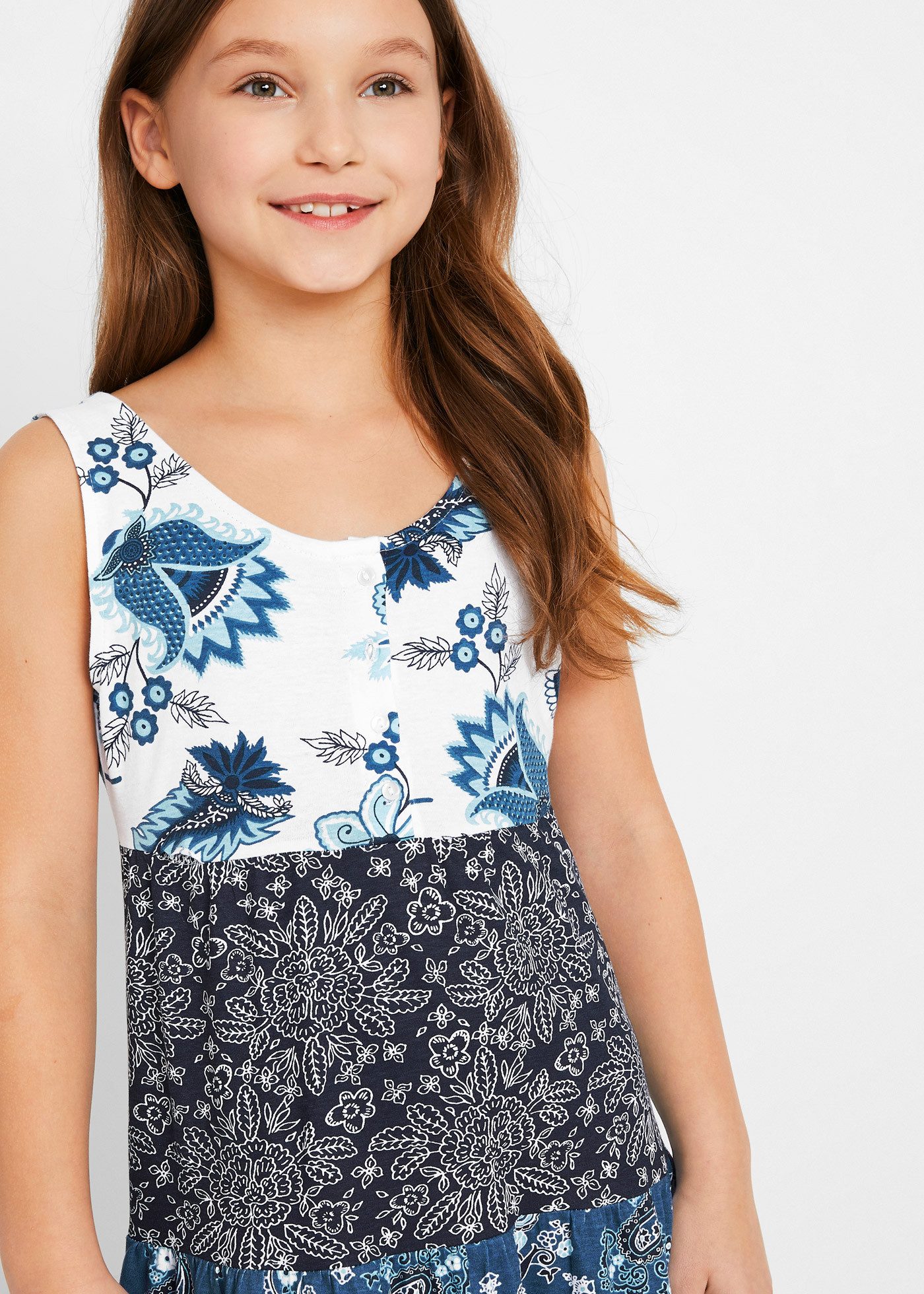 bonprix Jerseykleid (1-tlg) für Frühling und Sommer, Maxi-Kleid, regular fit
