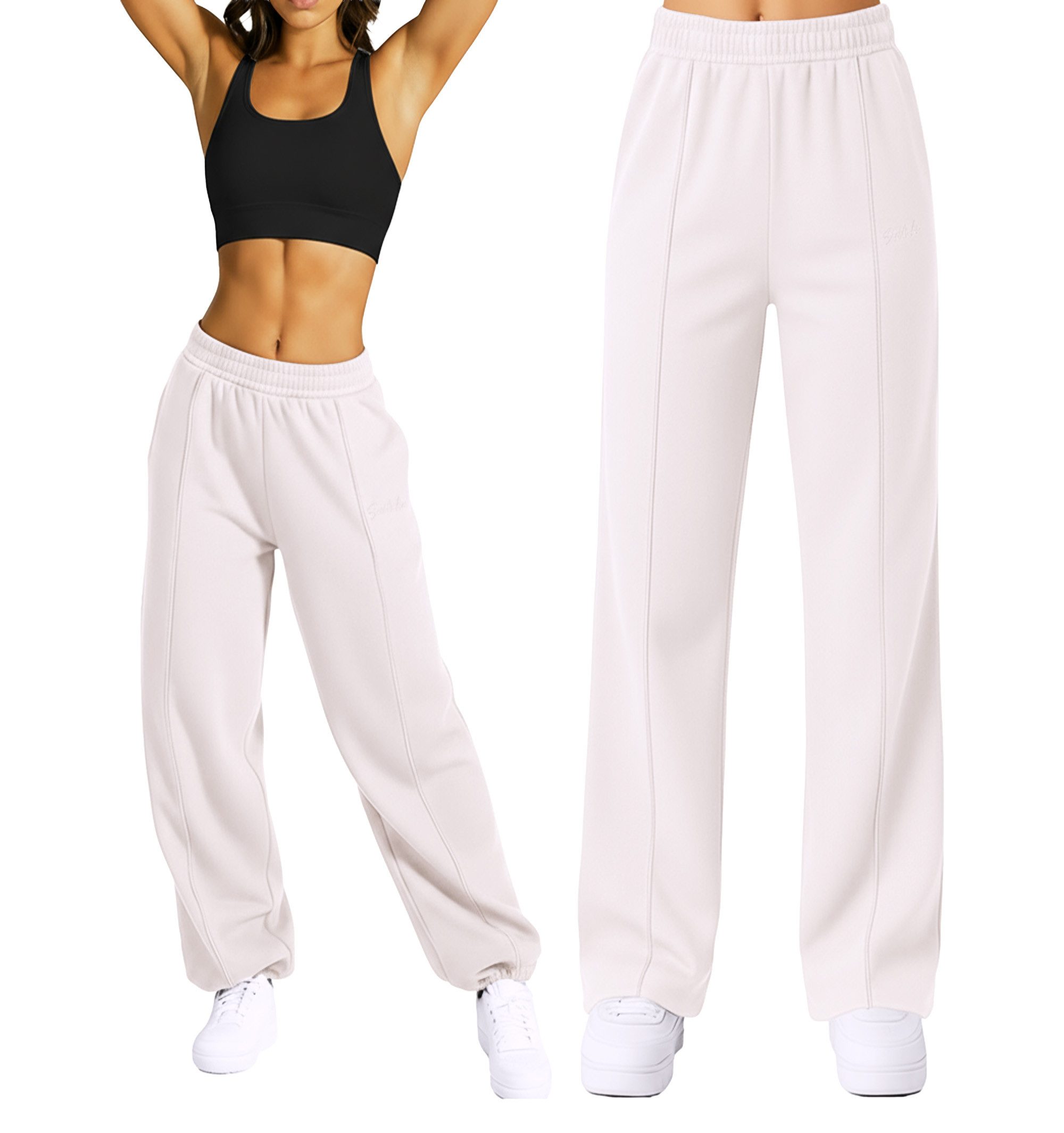 Smilodox Jogginghose Damen Siara, Bequeme Freizeithose mit Seitentaschen Tr günstig online kaufen