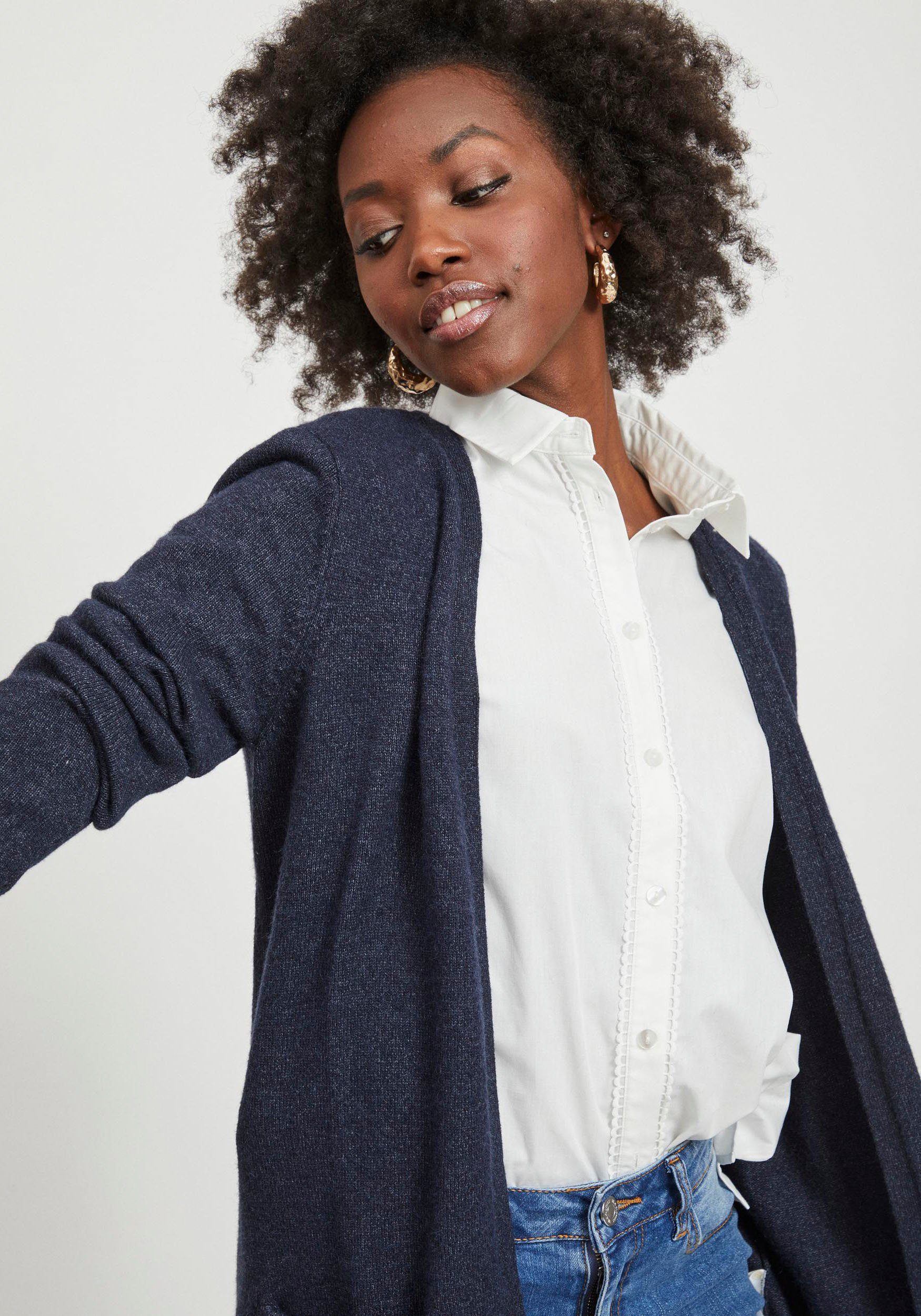 Vila Cardigan VIRIL OPEN L/S KNIT CARDIGAN - NOOS in offener Form