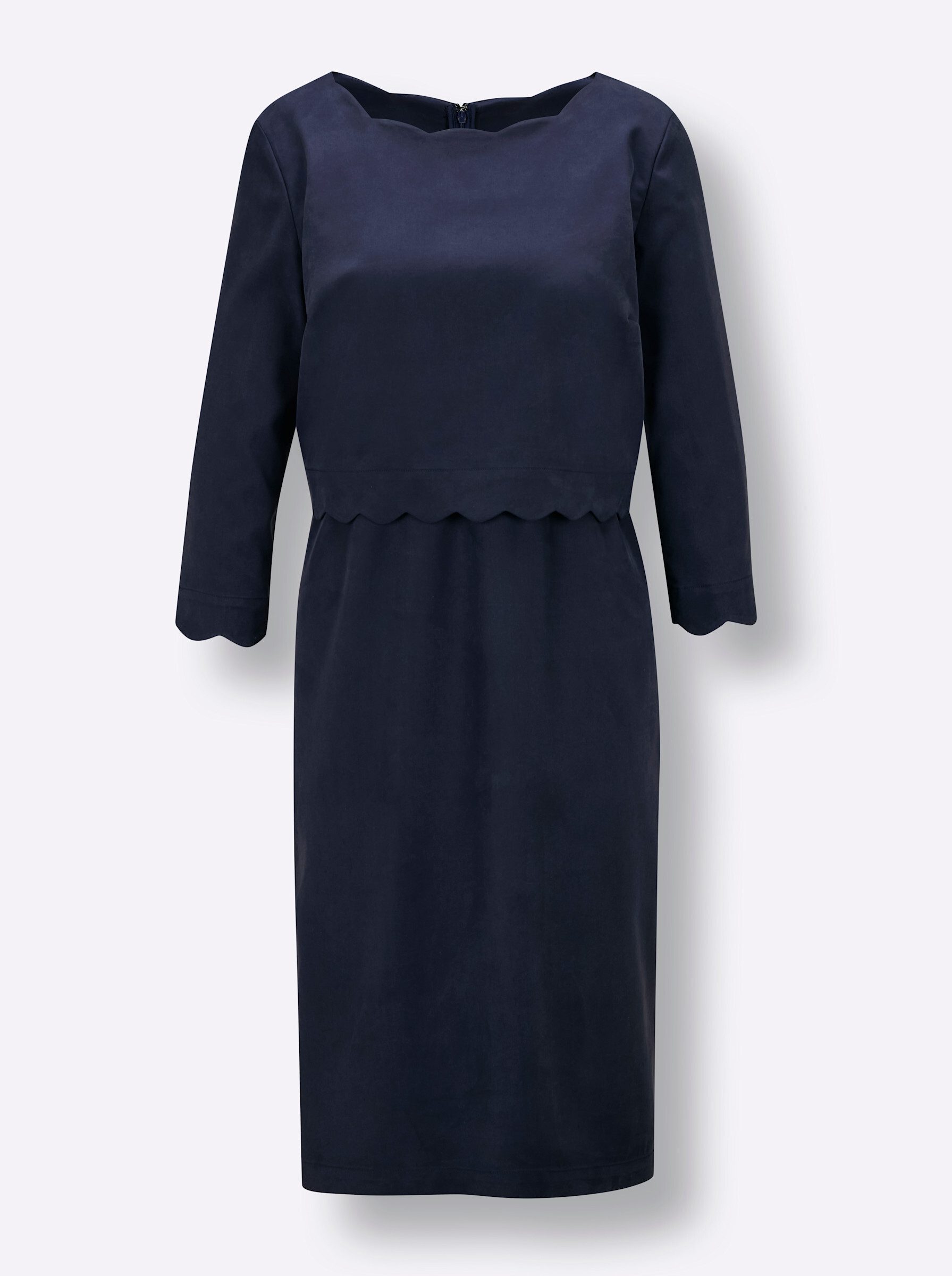 Etuikleid Lyocell-Mix-Kleid 3/4-Arm
