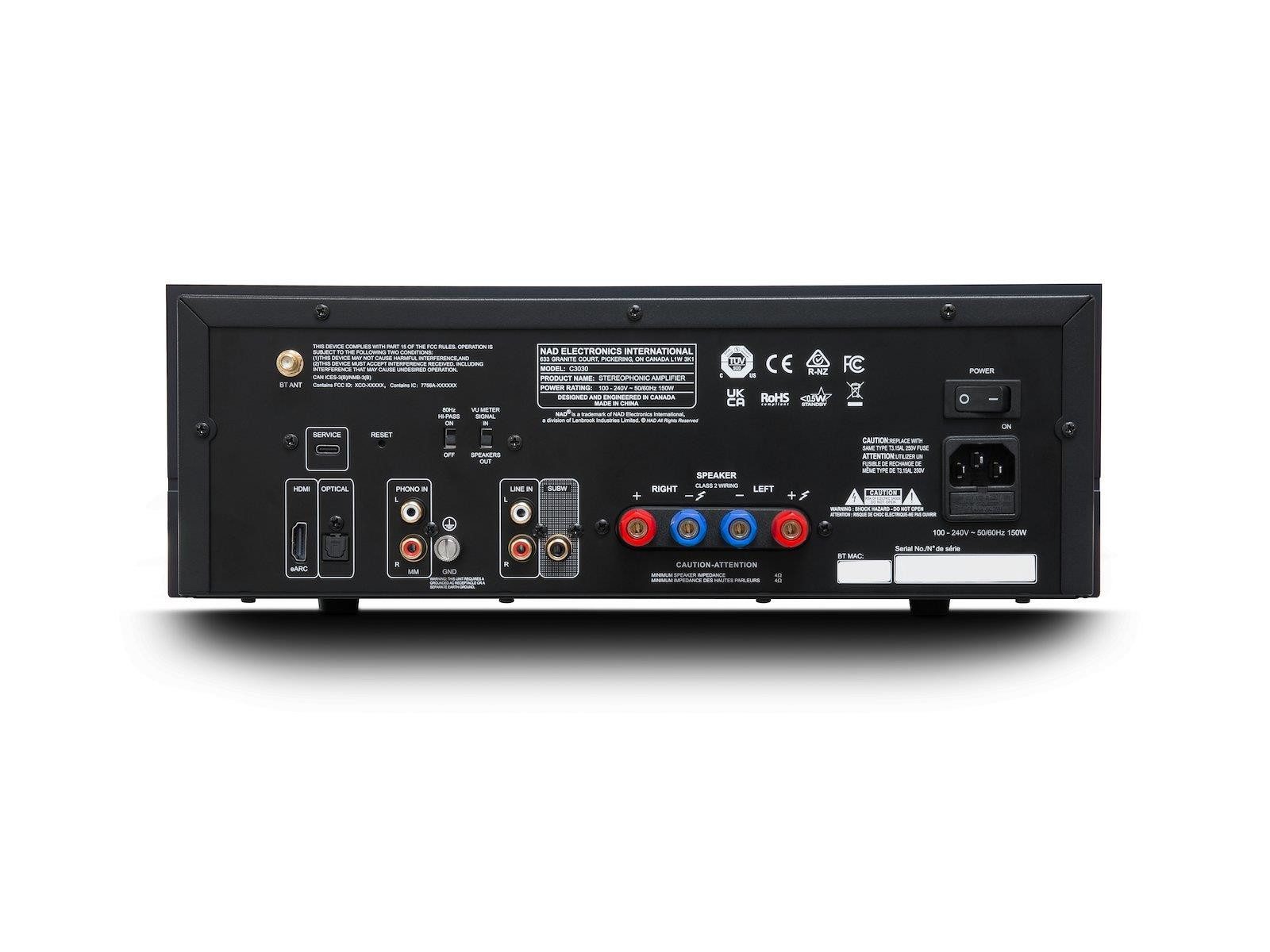 NAD NAD C 3030 Stereo Vollverstärker graphit Vollverstärker