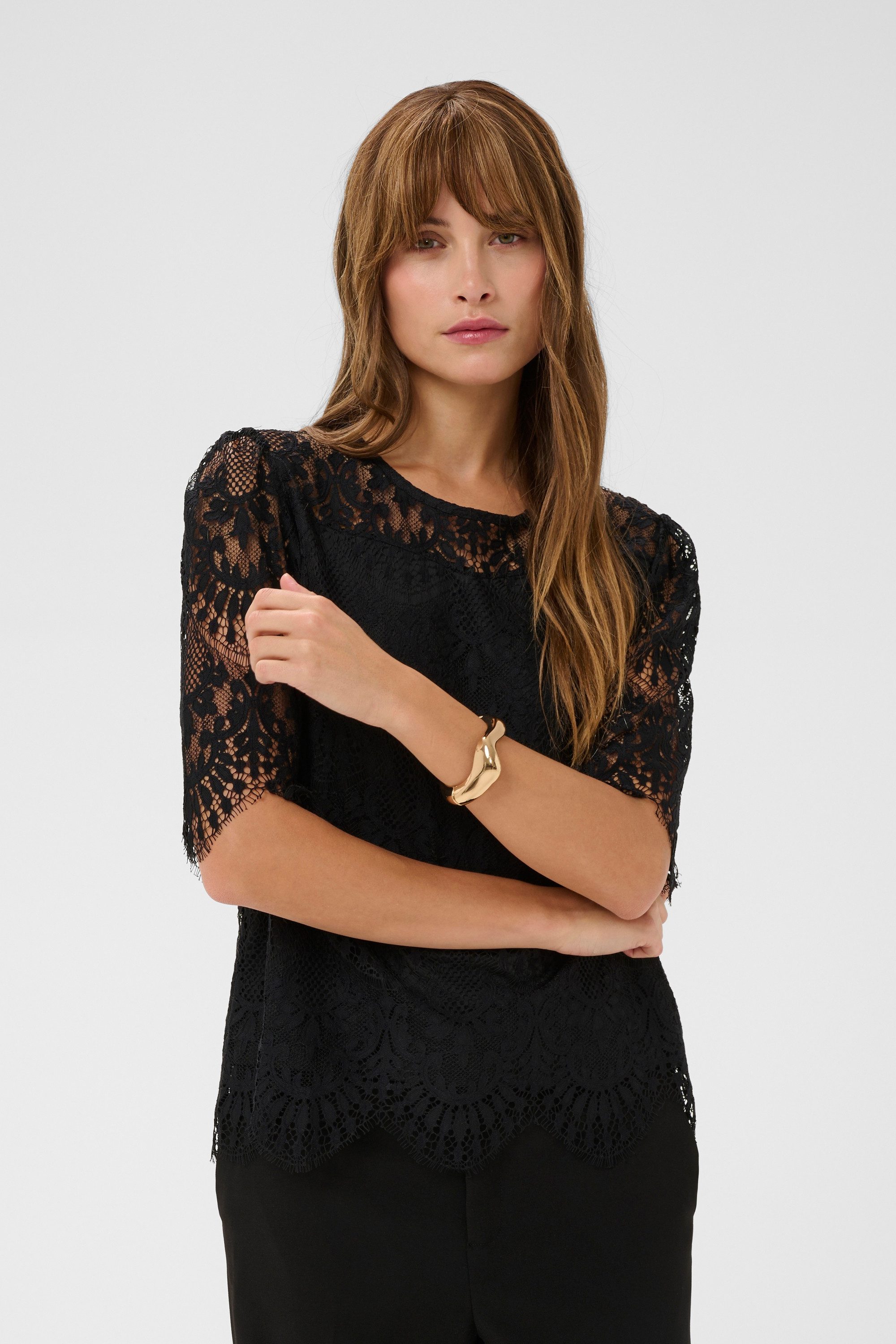 Culture Kurzarmbluse Kurzarm-Bluse CUpersie