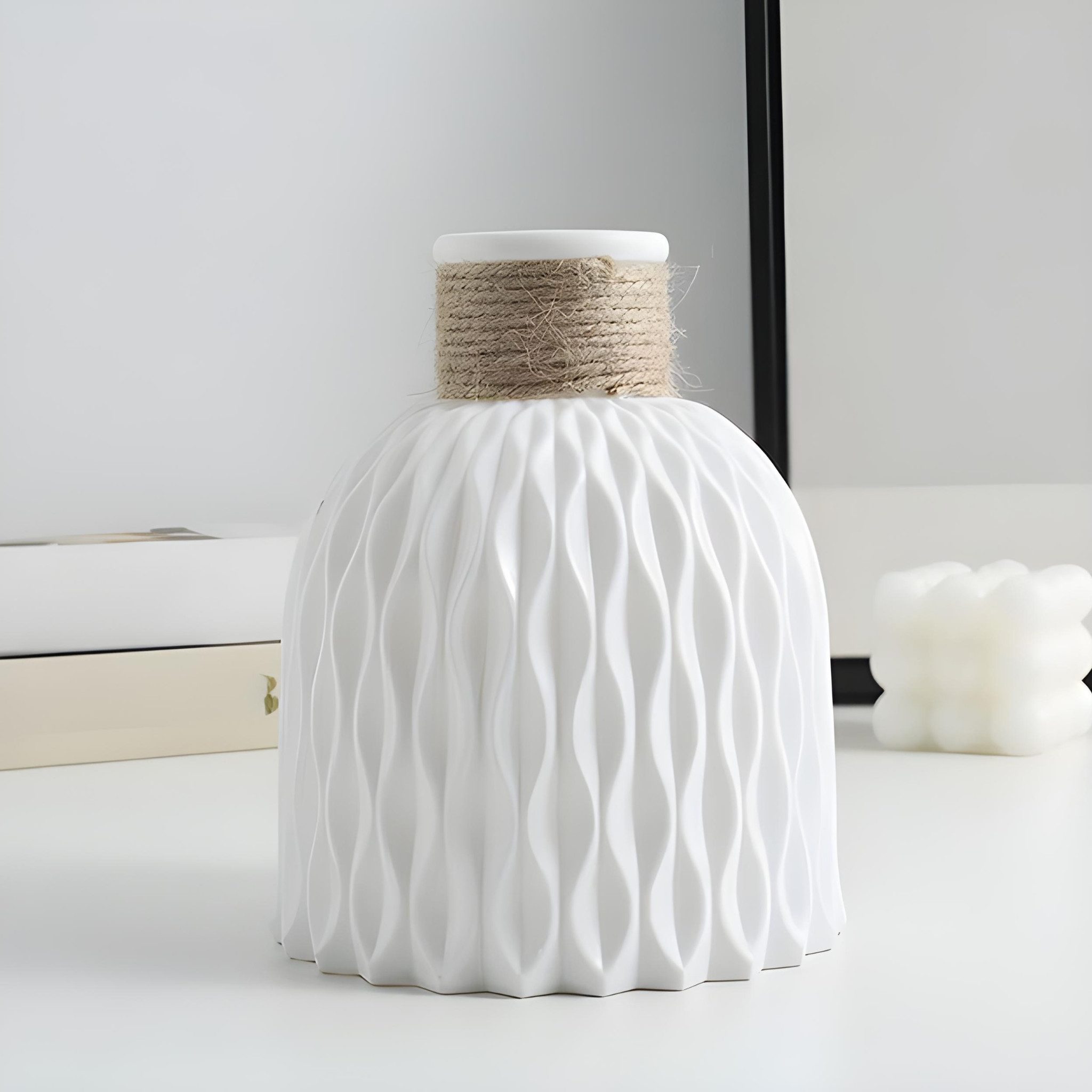 HS.SUPPLY Dekovase Blumenvase, unzerbrechliche Vase aus günstig online kaufen