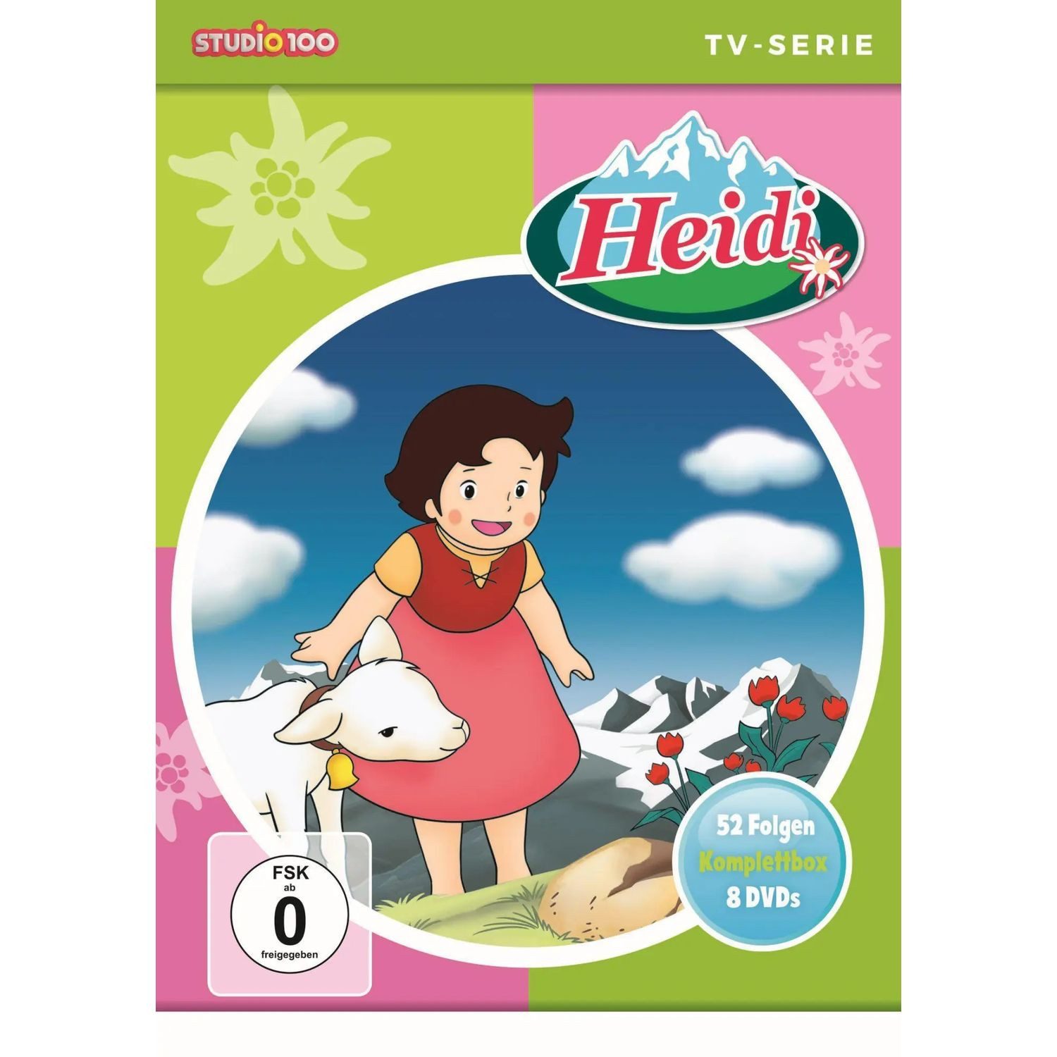 Leonine DVD Heidi (Klassik) - TV-Serien Komplettbox [8 DVDs, SOFTBOX]