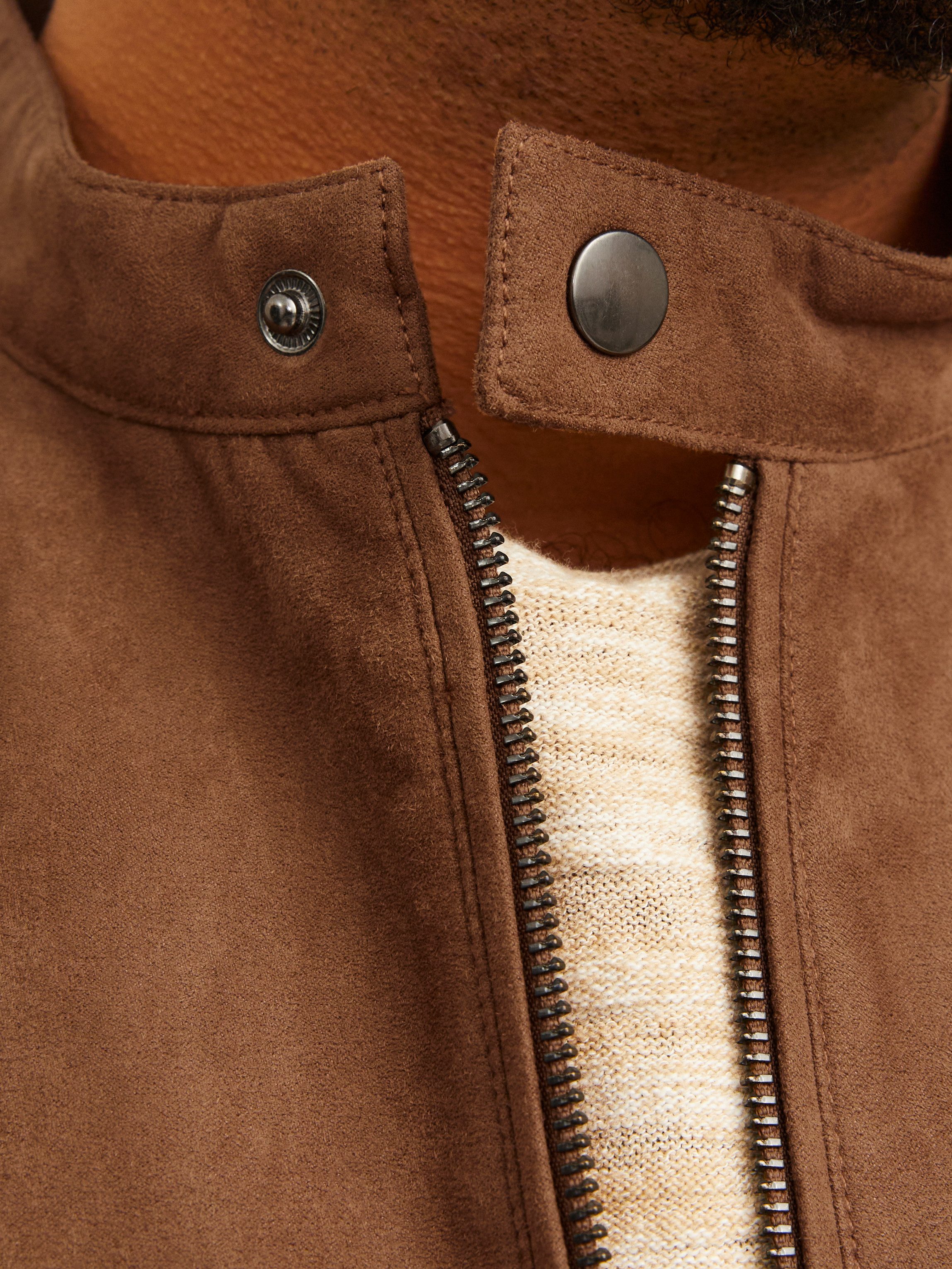 Jack & Jones PlusSize Lederimitatjacke JJEDYLAN CLEAN JACKET NOOS PLS