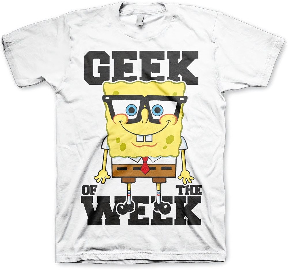 Spongebob Schwammkopf T-Shirt Geek Of The Week Big Tall T-Shirt