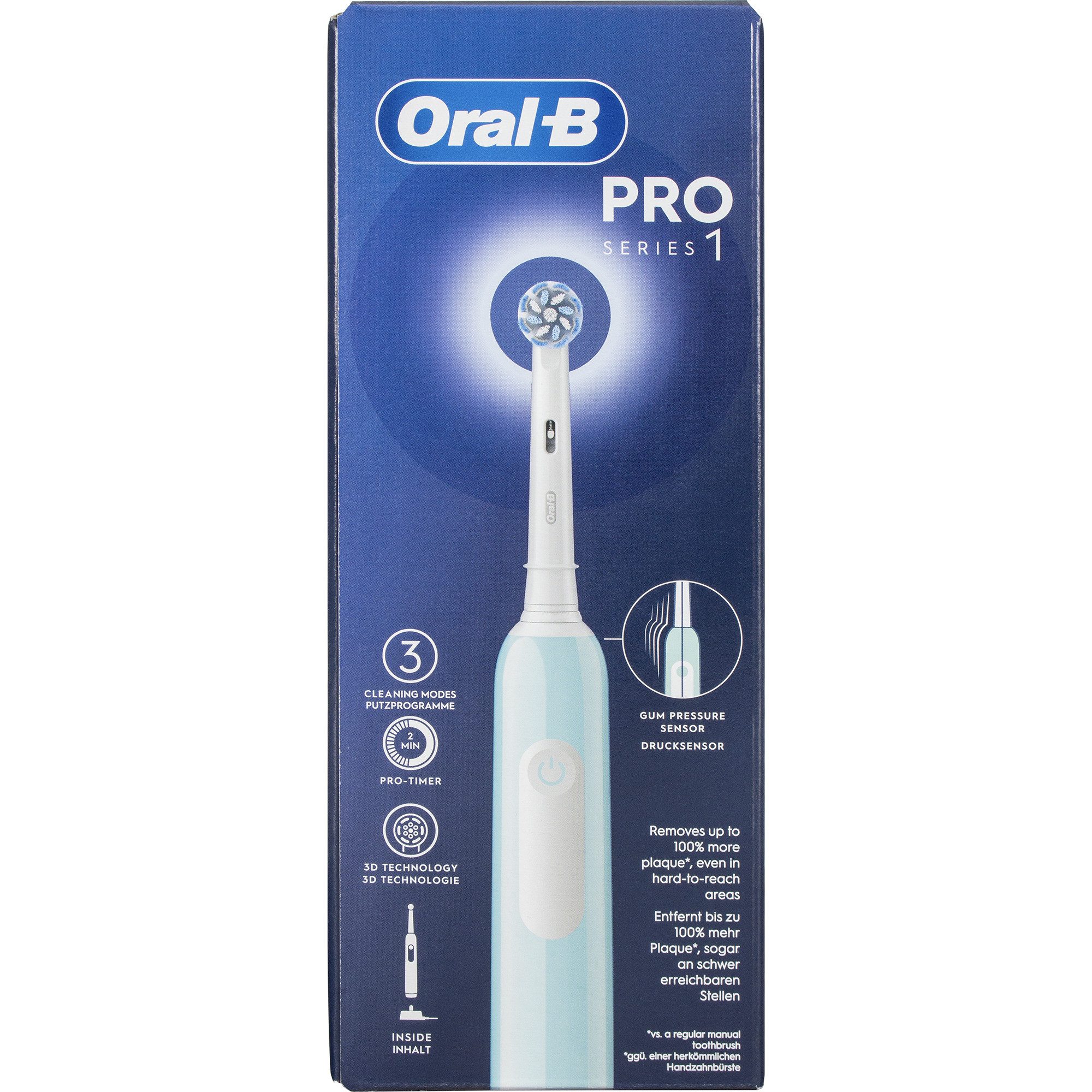 Oral-B Elektrische Zahnbürste Oral-B Oral-B Pro 1 Sensitive Clean, Elektrische