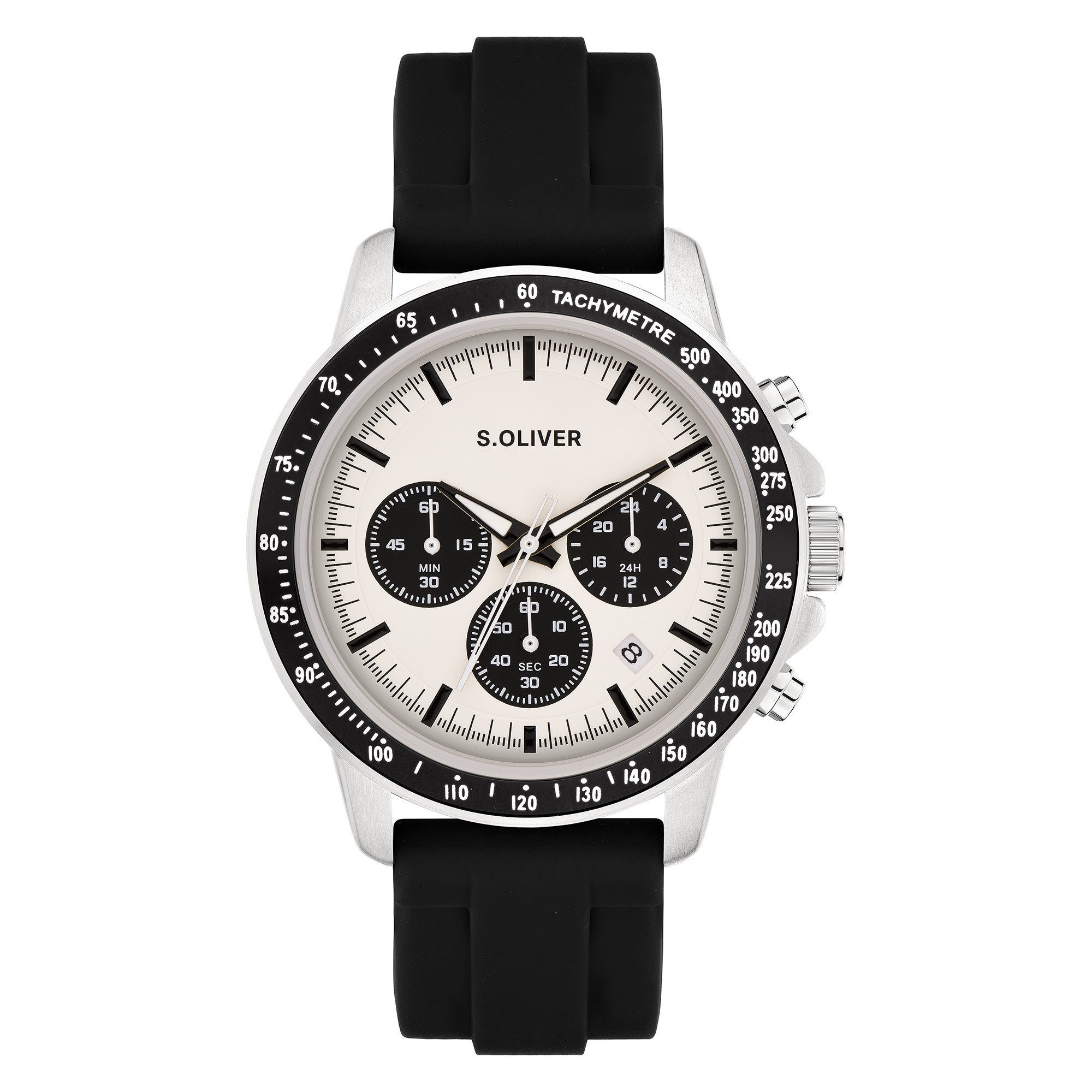 s.Oliver Quarzuhr The Round Sporty Watch Silikon