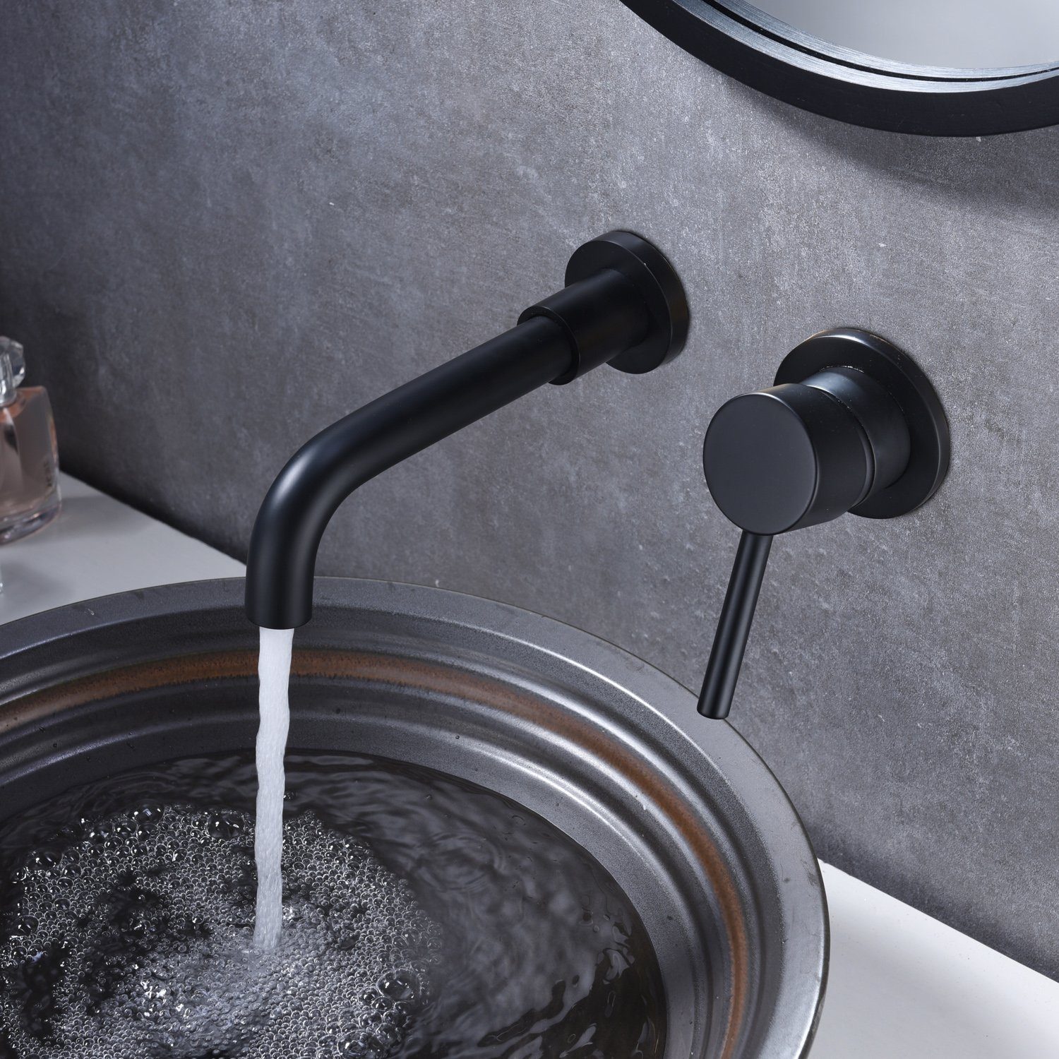 WISTUM Waschtischarmatur wasserhahn unterputz,Waschtischarmatur Unterputz B günstig online kaufen