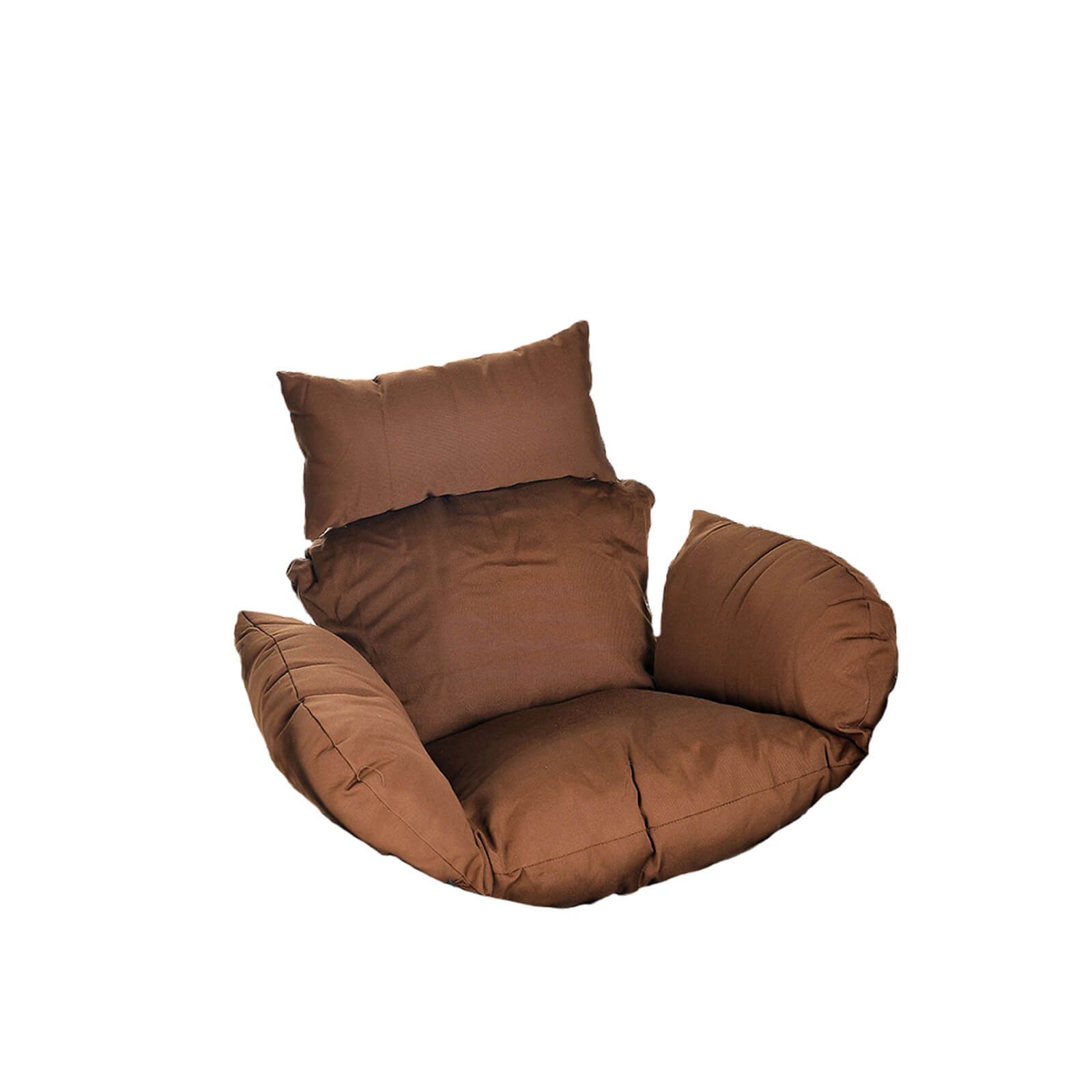 HOME DELUXE Auflagekissen Polyrattan Hängesessel Kissen, (1 Polyester St), Kissenbezug waschbaren CIELO aus