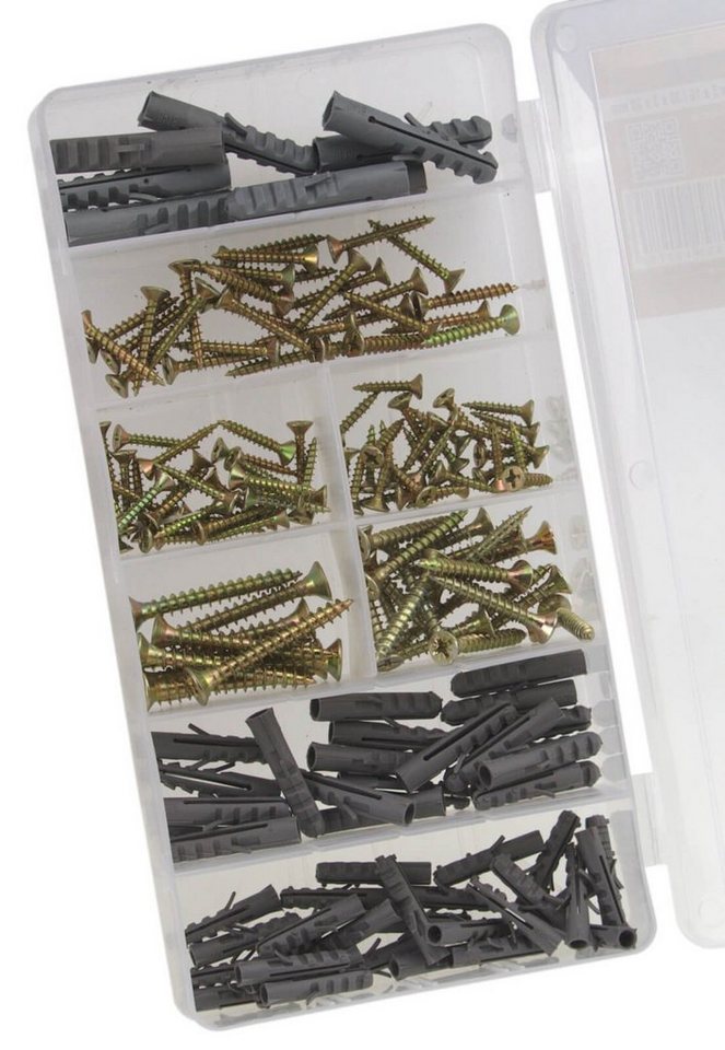 Thumbnail - Work-it Schrauben- und Dübel-Set Schrauben, Dübel und Nagel Sortiment 1238 teiliges Set