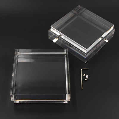 SpiceLED LED Wandleuchte »ShineLED-Gläser-Update«, 2x Acrylglas-Blöcke, klar, passend zu allen 12 & 30 Watt SpiceLED-Wandleuchten