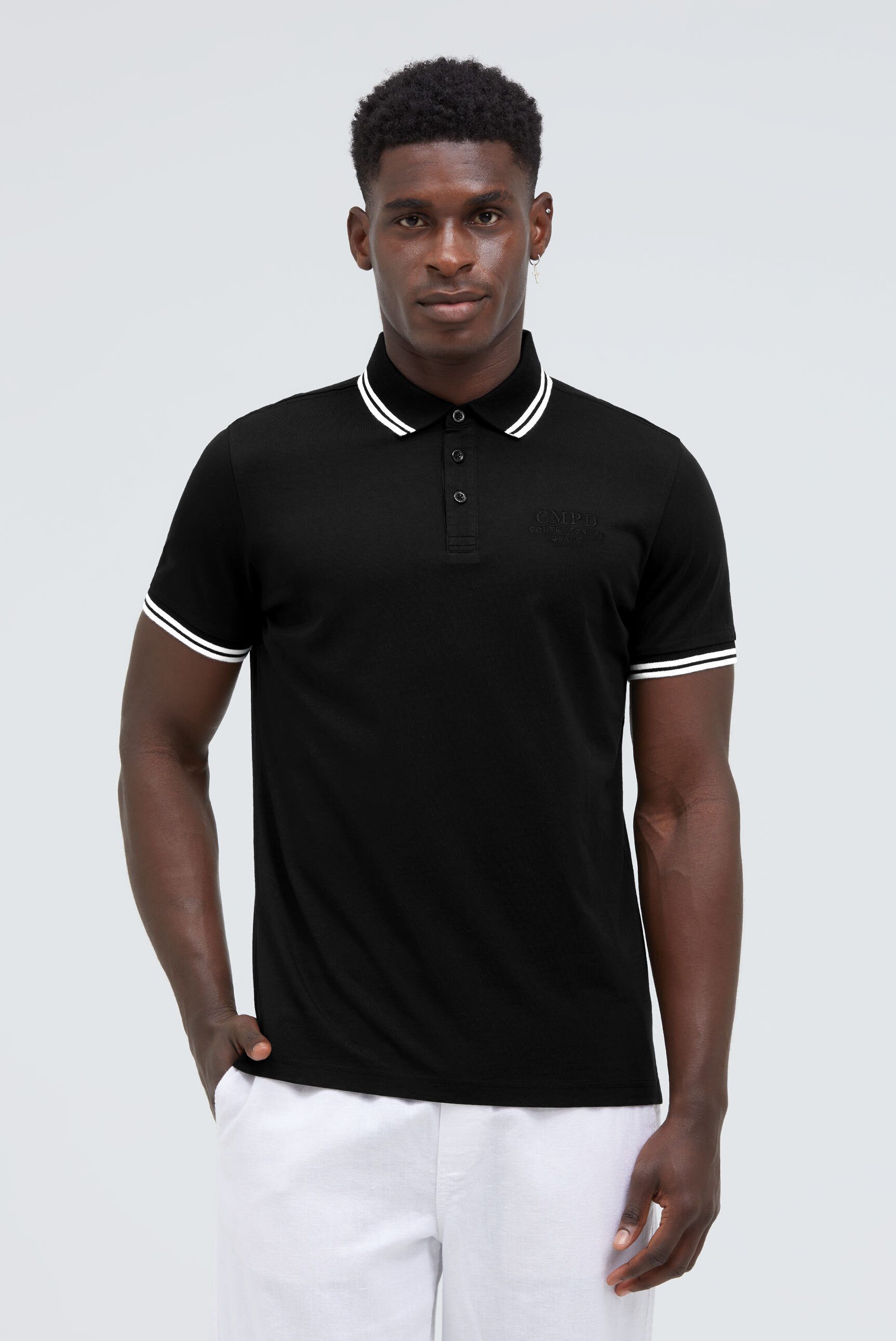 CMPD Poloshirt aus Baumwolle