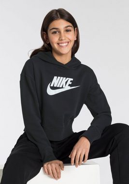 Nike Sportswear Kapuzensweatshirt Club Big Kids' (Girls) French Terry Cropped Hoodie