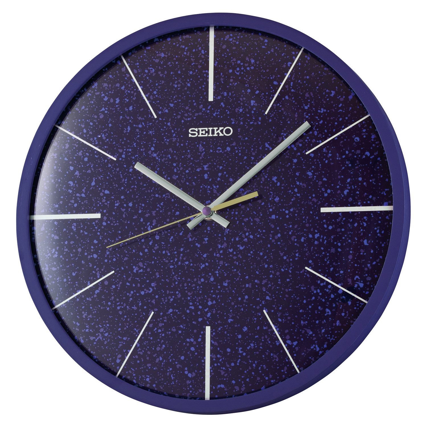 Seiko Wanduhr QXA828A (Quarz mit Leisegang Blau)