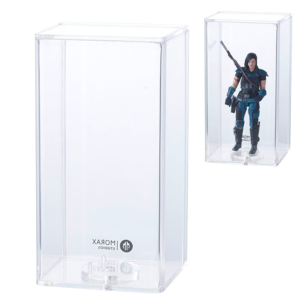 Morax Aufbewahrungsbox 6x Acryl Case für Star Wars Figuren Magneto (Spar-Set, 6 St., MS-19865)