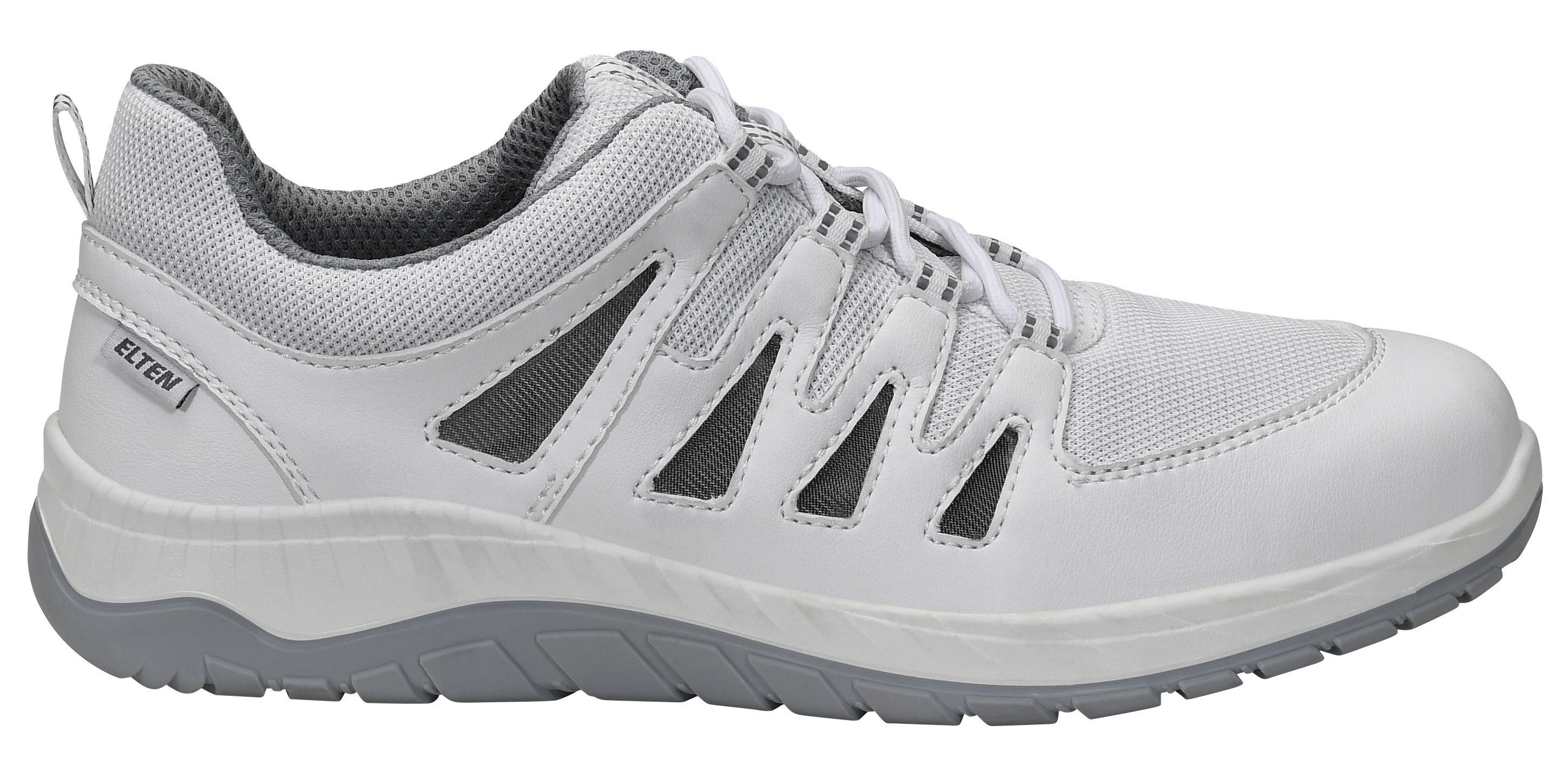 ELTEN MADDOX Air Mesh white Low ESD O1 Sicherheitsschuh (Schuhkarton, Paar)