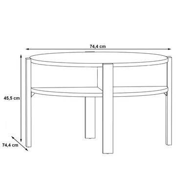 Newroom Couchtisch Adora, Couchtisch Schwarz Modern Wohnzimmertisch Sofatisch Wohnzimmer