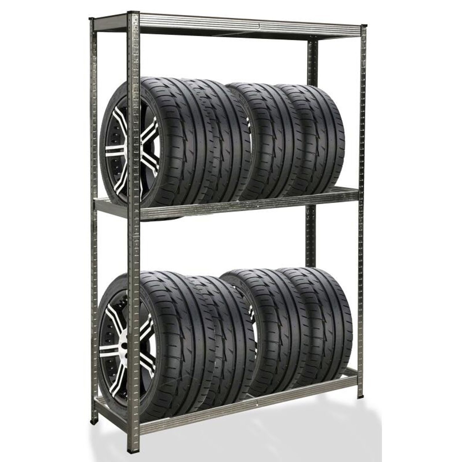 BURI Regal Schwerlastregal Reifen Werkstatt Garage günstig online kaufen