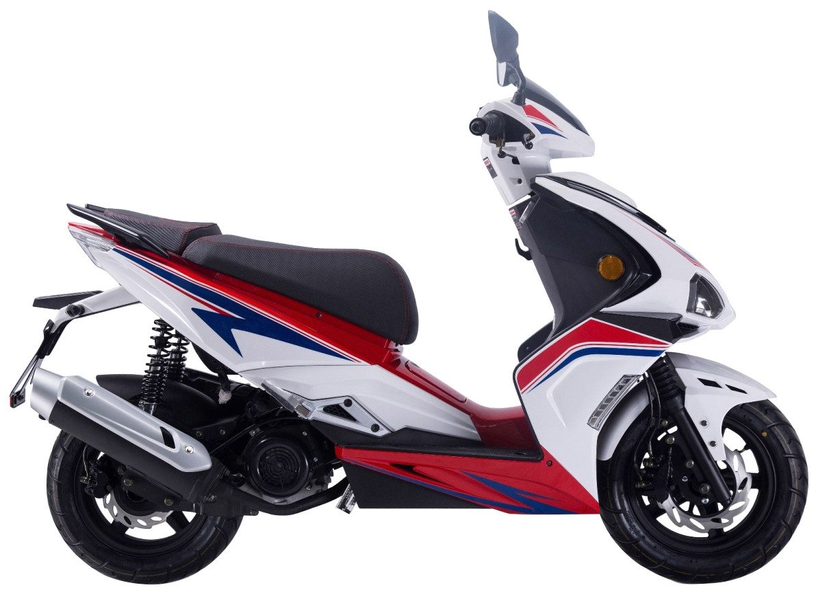 GT UNION Motorroller Striker 125, 124,6 ccm, 85 km/h, Euro 5+, Luftgekühlter Motor