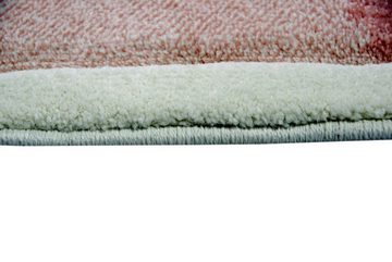 Kinderteppich Kinderteppich Spielteppich Babyteppich Mädchen Einhorn Regenbogen rosa creme, Carpetia, rechteckig, Höhe: 13 mm