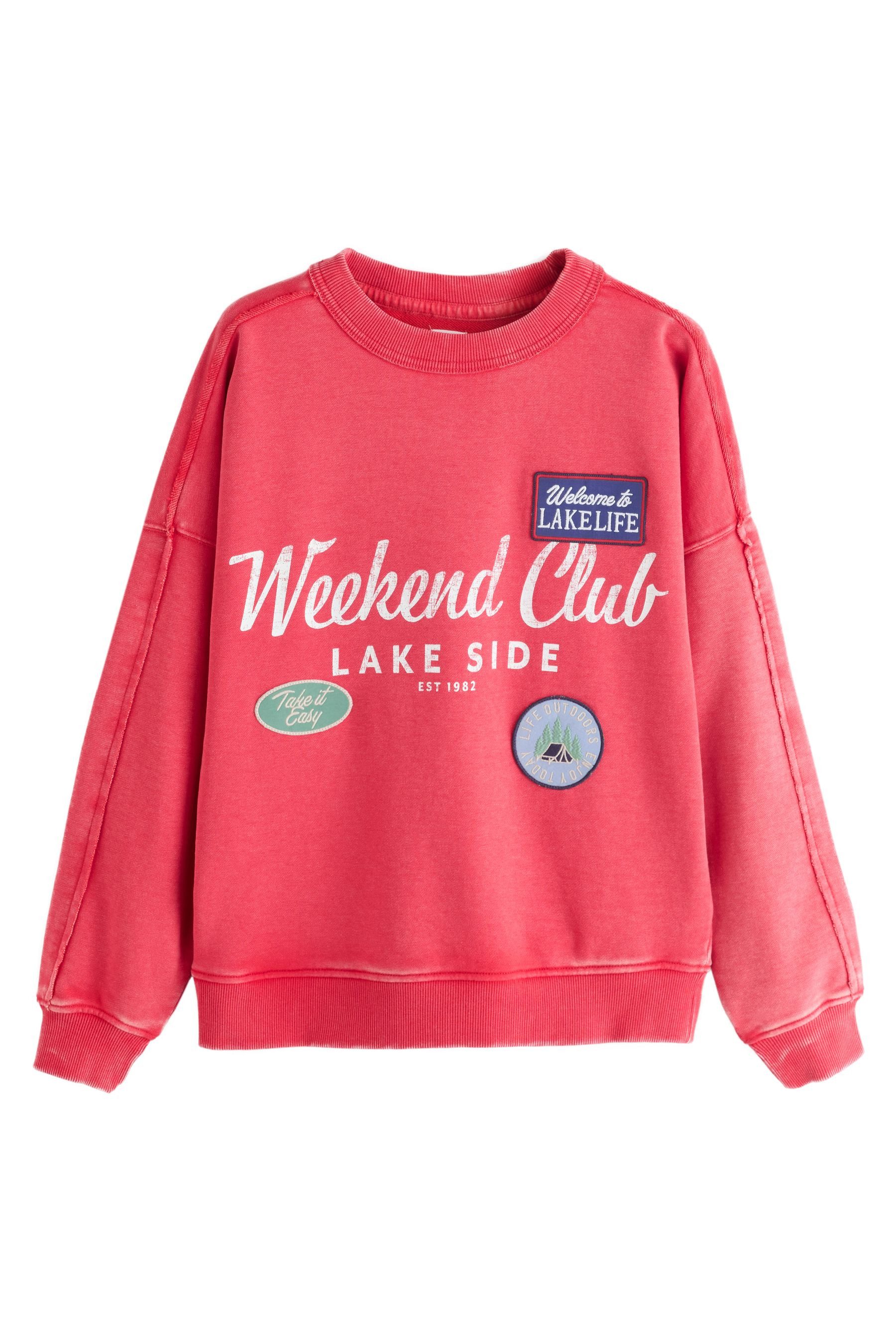 Next Sweater Grafik-Sweatshirt (1-tlg)