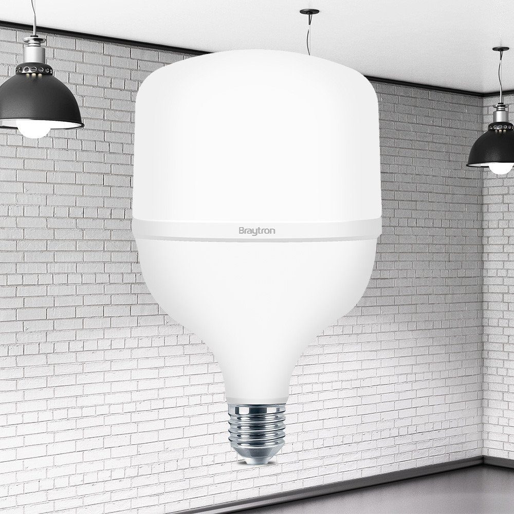 Braytron LED Flutlichtstrahler 38W E27 hell Warmweiß, Leuchtmittel mit Edison mit LED normale normale Extra Birne 4260 Gewind, Leuchte Edison Lumen Gewinde Lampe