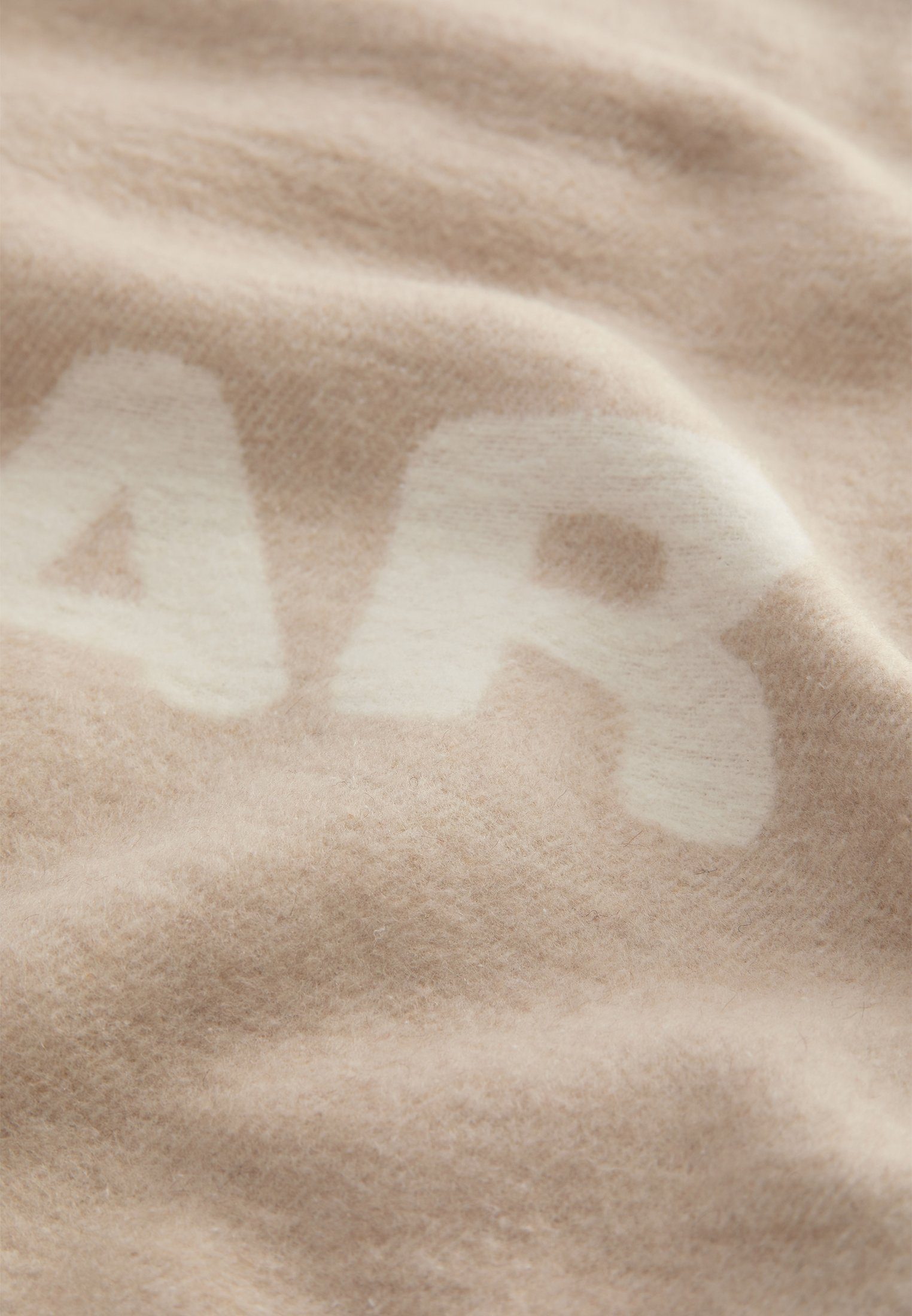 Plaid Wohndecke Jacquard Scotch Decke mit dekorativem Logo und Fransen, San günstig online kaufen