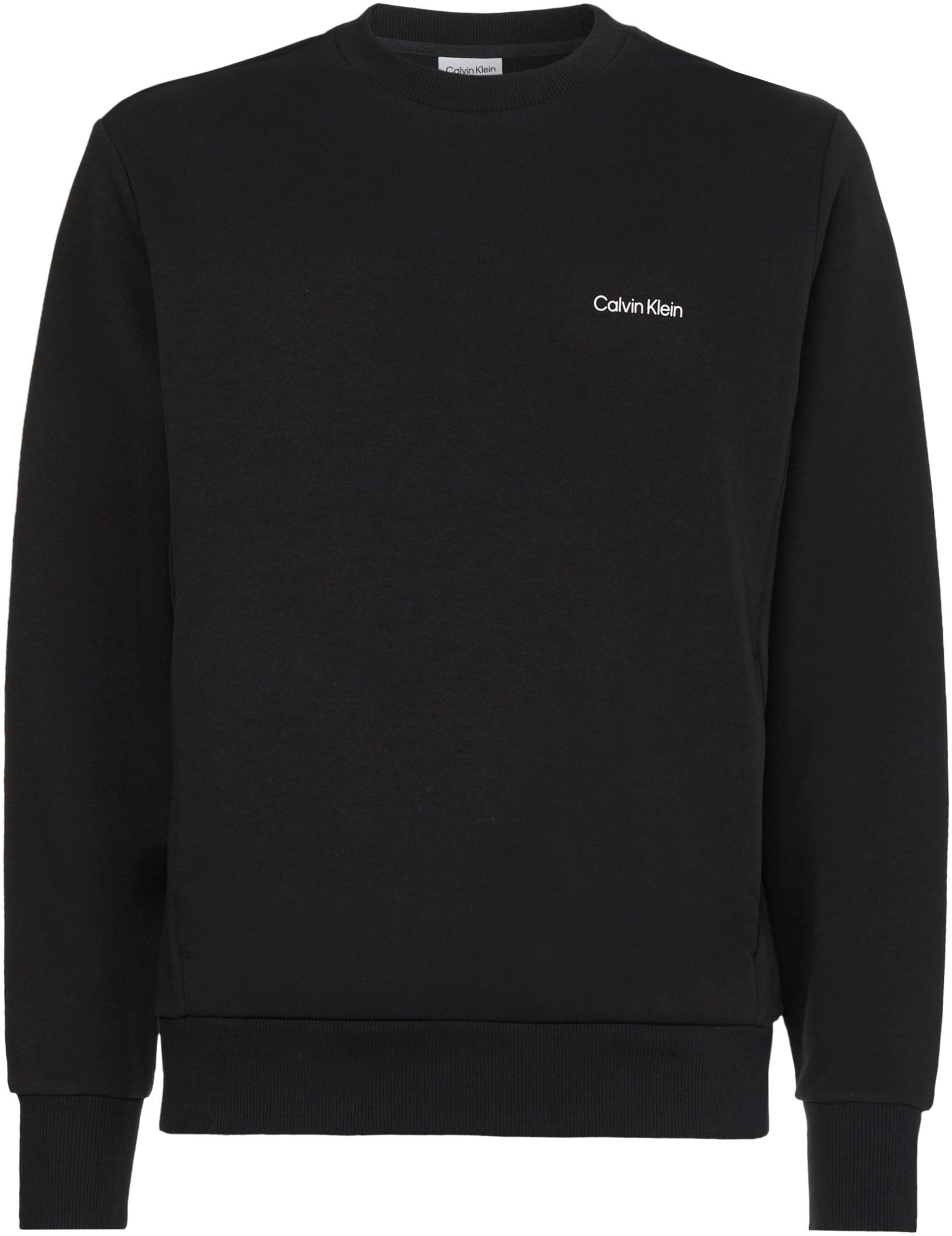 Sweatshirt Klein Calvin SWEATSHIRT MICRO schwarz LOGO