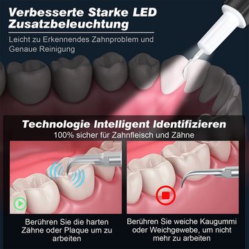 Welikera Ultraschallzahnbürste Zahnreiniger für zu Hause,Ultraschall Zahnreiniger,Zahnsteinentferner