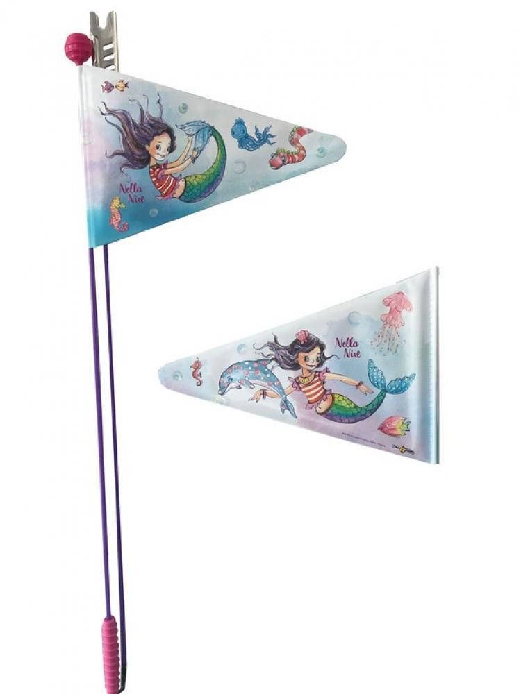 Bike Fashion Fahrradkindersitz Bike Fashion Wimpel Nella Nixe geteilt