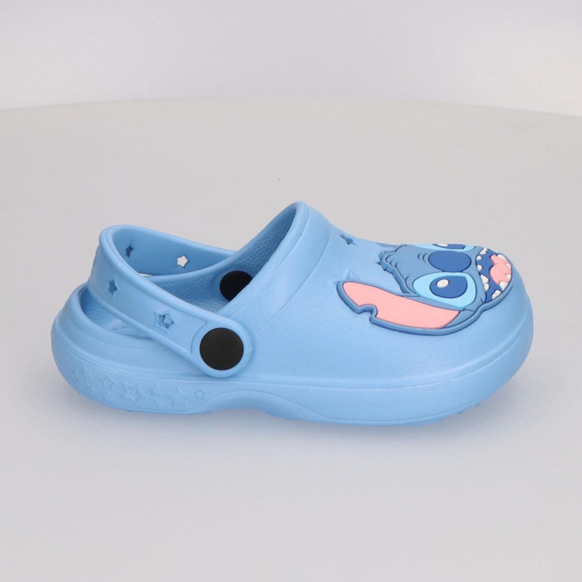 Disney Stitch Kinder Clogs mit Pins, bequeme Badeschuhe und Gartenschuhe Clog
