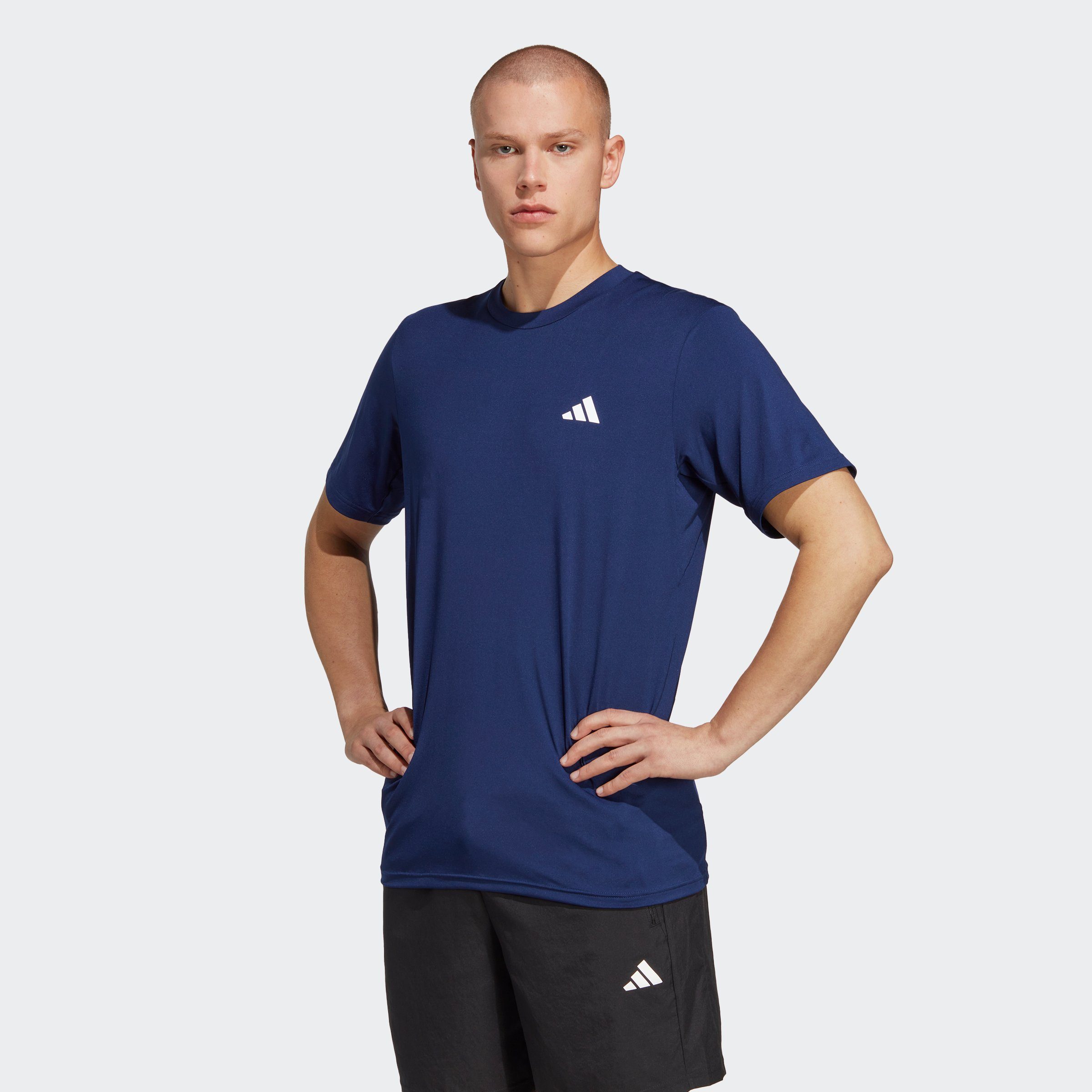 adidas Performance T-Shirt TR-ES STRETCH T Dark Blue / White | 