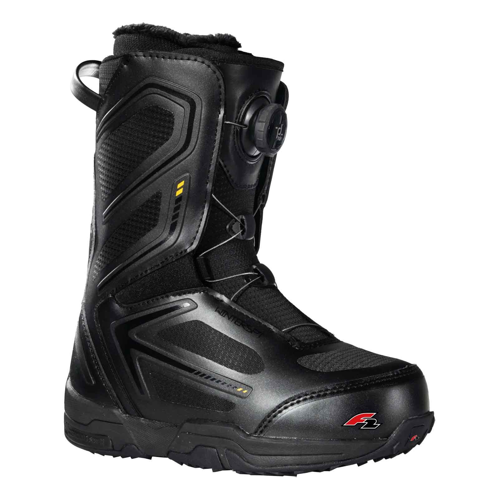 F2 F2 Herren Snowboard Softboots Team Atop Gr. 41 (MP 26,5) Schwarz 2024/ Snowboardboots